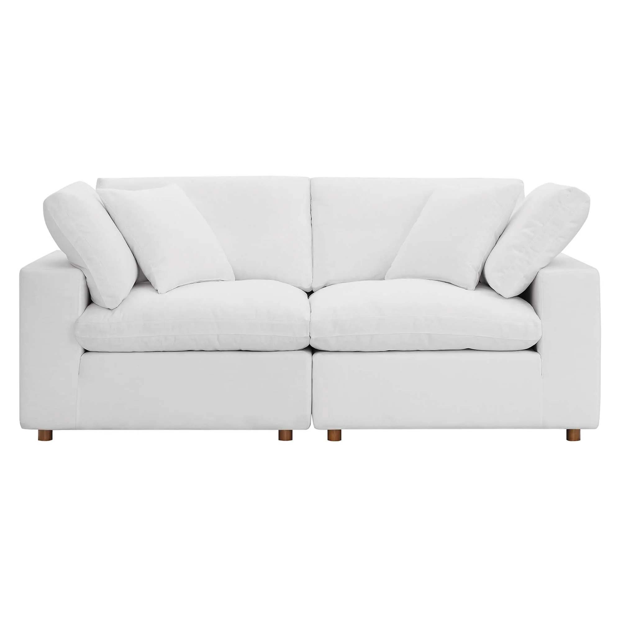 Commix 2 Piece Down Filled Overstuffed Sectional Sofa Set by Modway