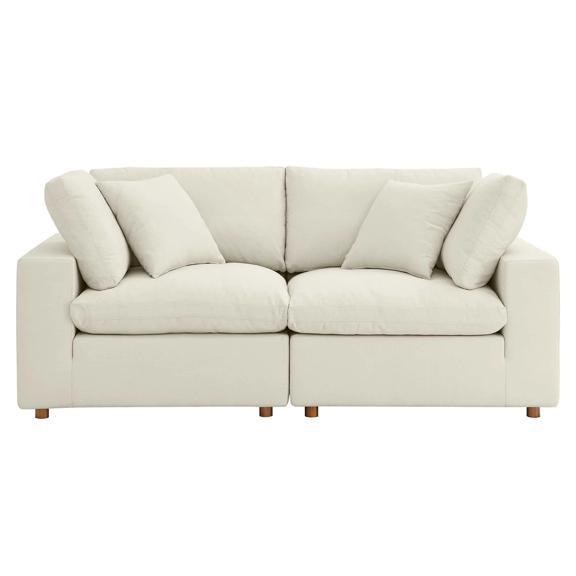 Commix 2 Piece Down Filled Overstuffed Sectional Sofa Set by Modway