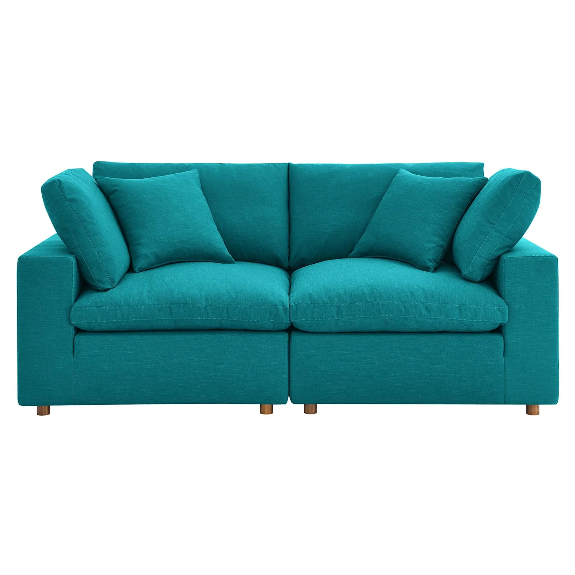 Commix 2 Piece Down Filled Overstuffed Sectional Sofa Set by Modway