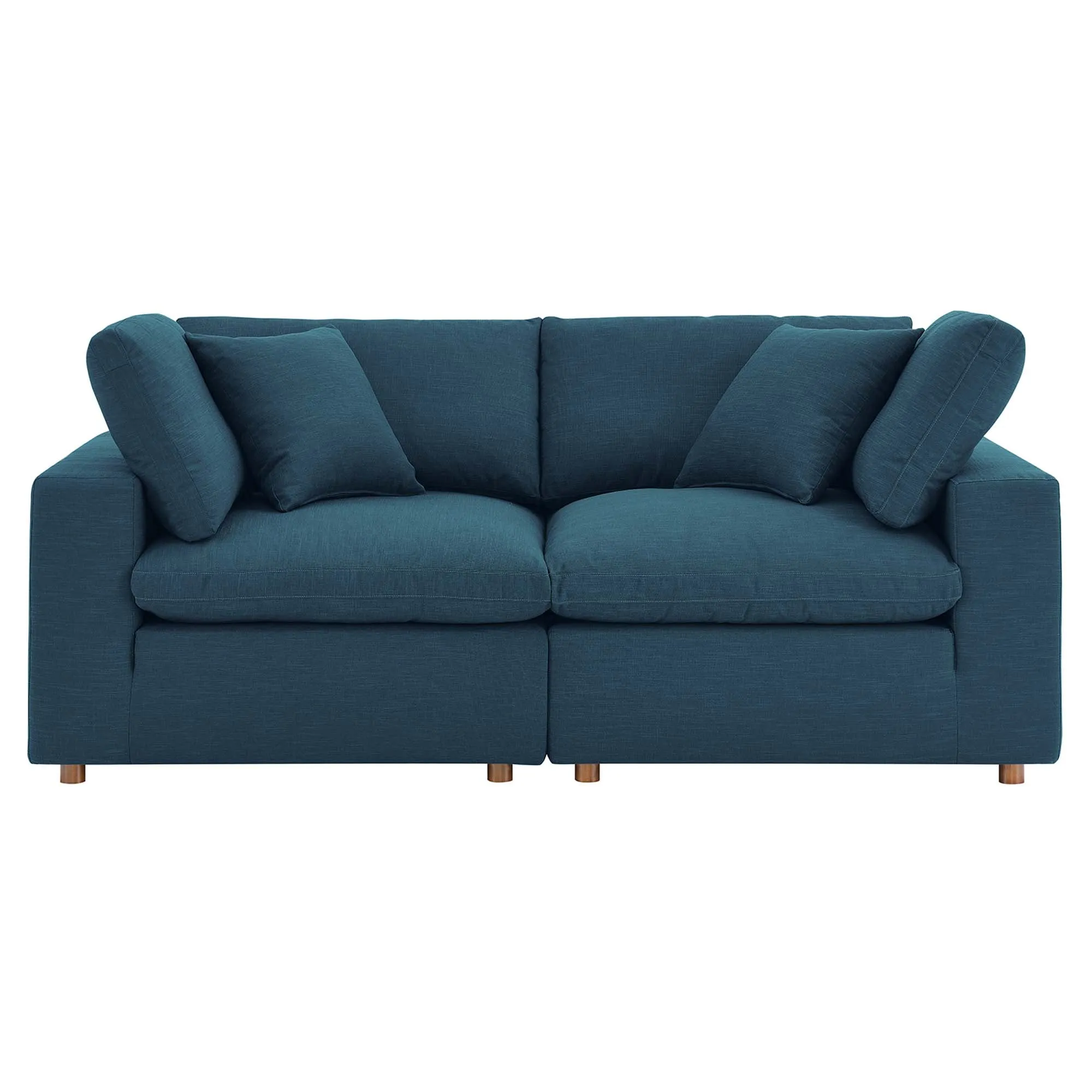 Commix 2 Piece Down Filled Overstuffed Sectional Sofa Set by Modway