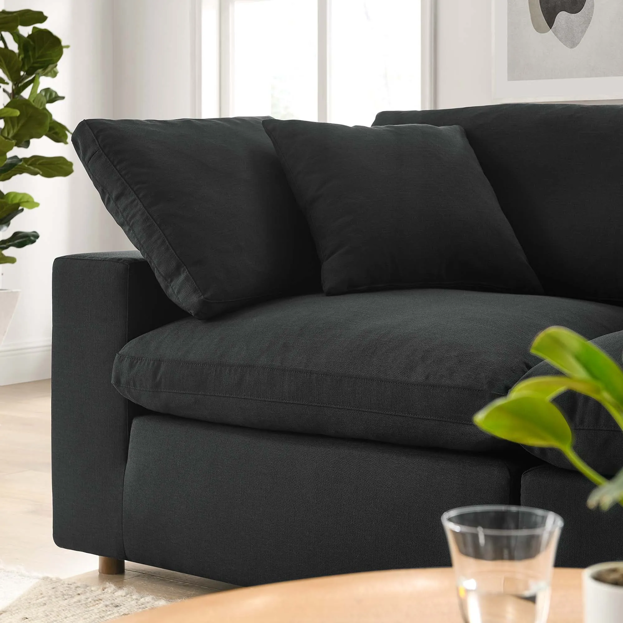 Commix 2 Piece Down Filled Overstuffed Sectional Sofa Set by Modway