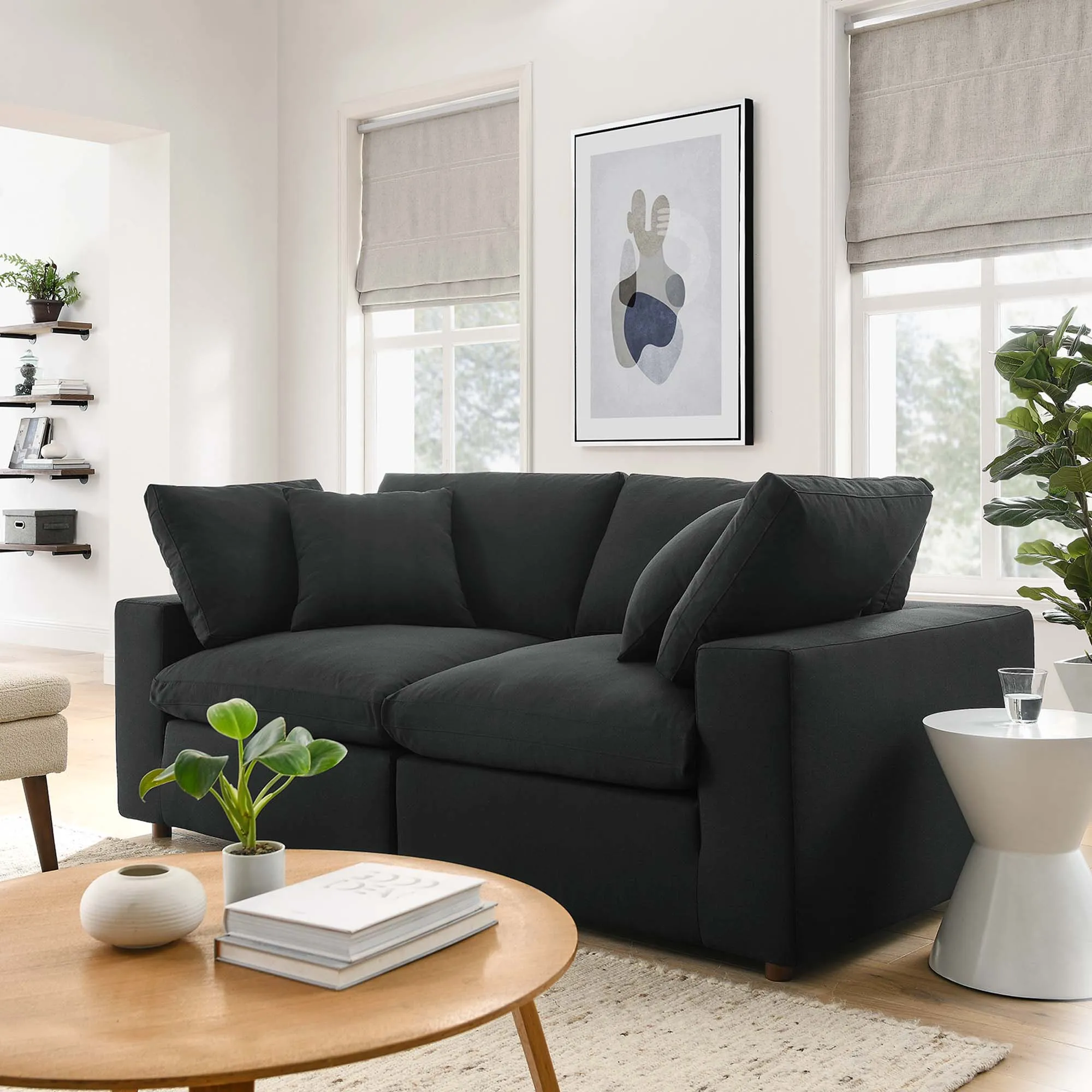 Commix 2 Piece Down Filled Overstuffed Sectional Sofa Set by Modway
