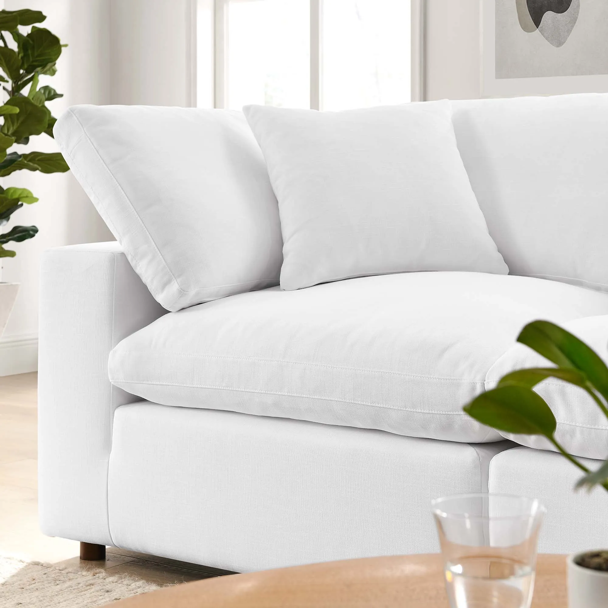 Commix 2 Piece Down Filled Overstuffed Sectional Sofa Set by Modway