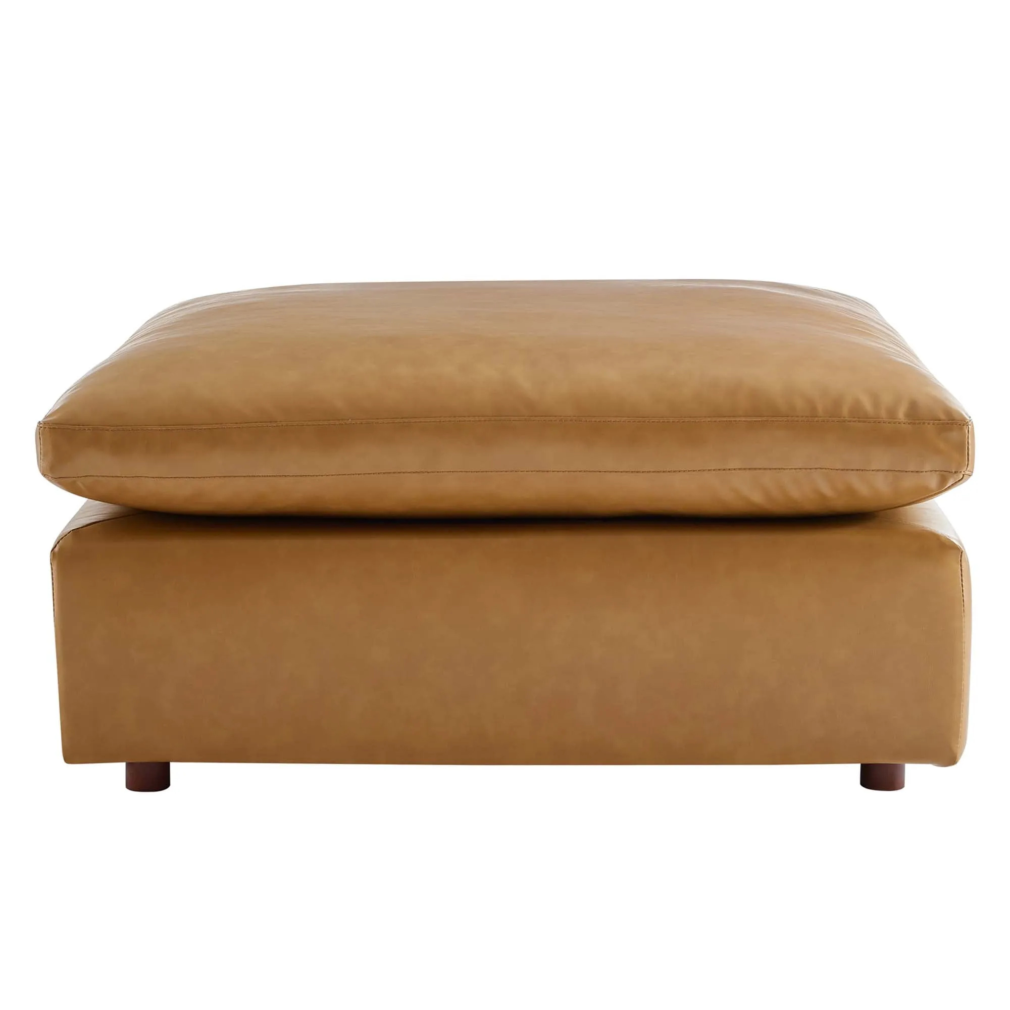 Commix 4-Piece Down Filled Overstuffed Vegan Leather Sectional Sofa by Modway