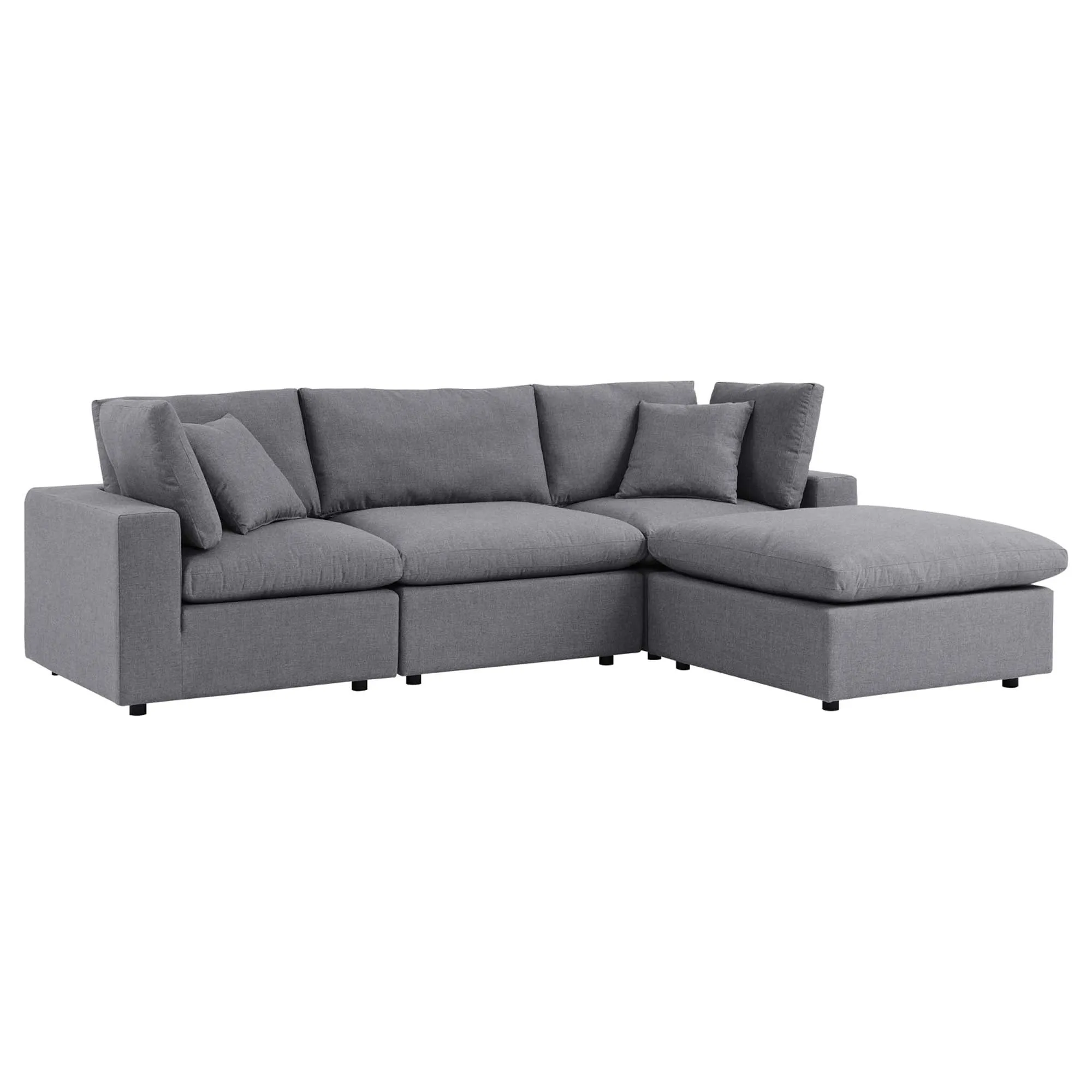 Commix 4-Piece Sunbrella® Outdoor Patio Sectional Sofa by Modway