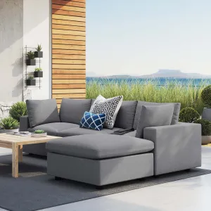 Commix 4-Piece Sunbrella® Outdoor Patio Sectional Sofa by Modway