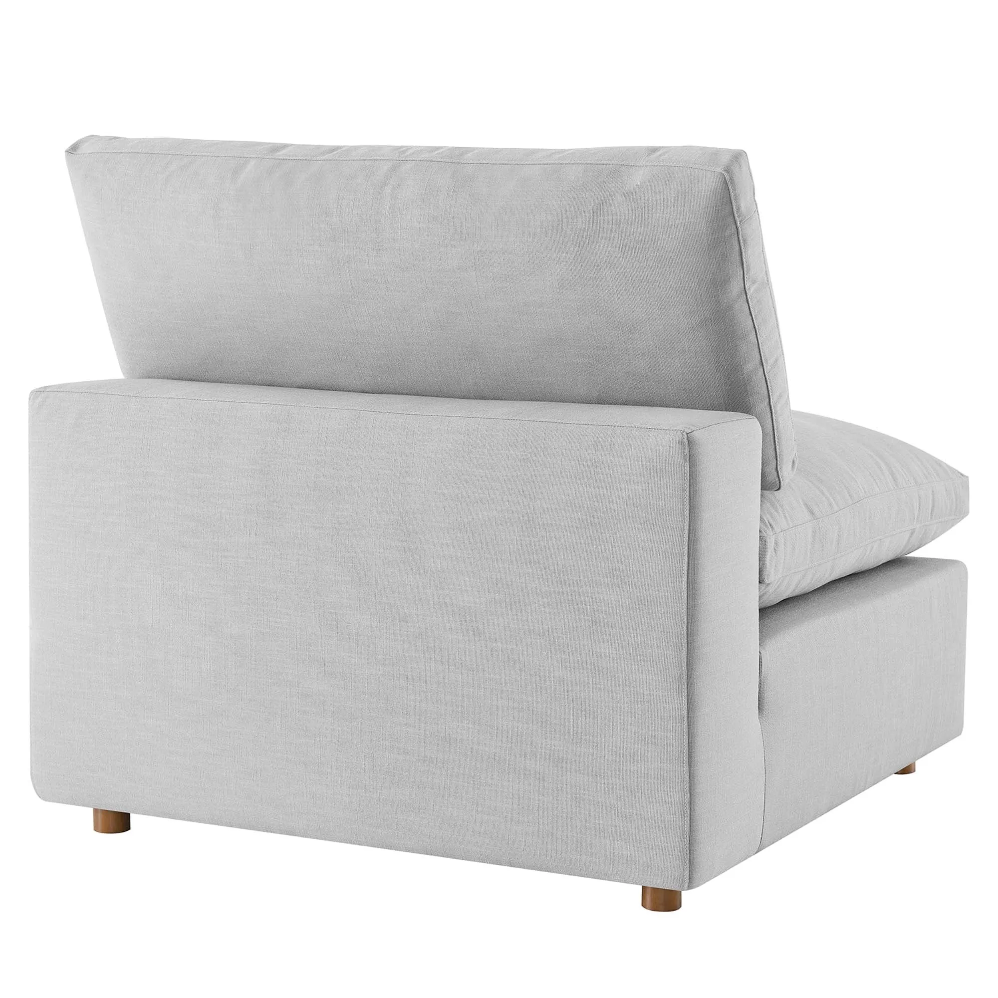 Commix 5-Piece Down Filled Overstuffed Armless Sectional Sofa by Modway