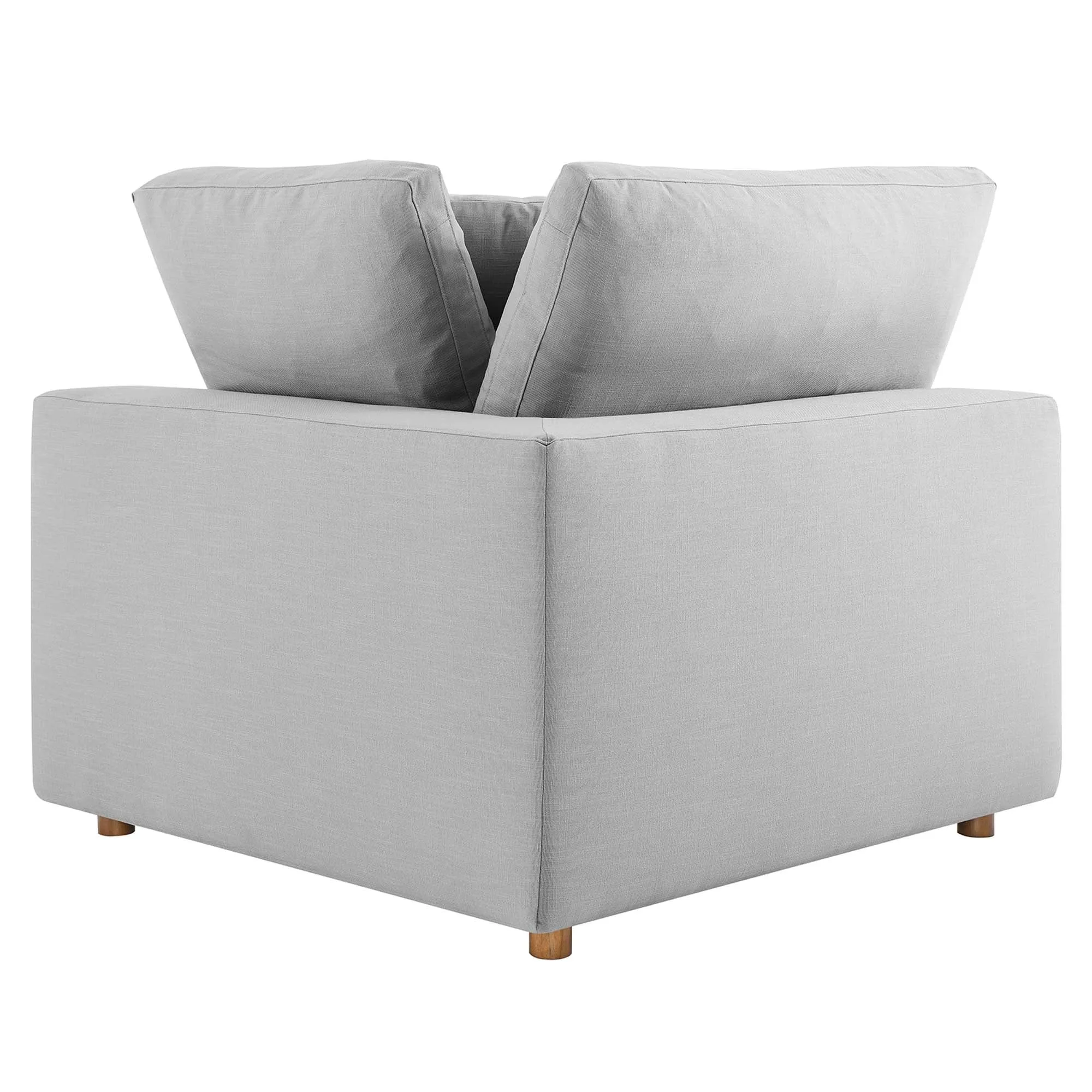 Commix 5-Piece Down Filled Overstuffed Armless Sectional Sofa by Modway