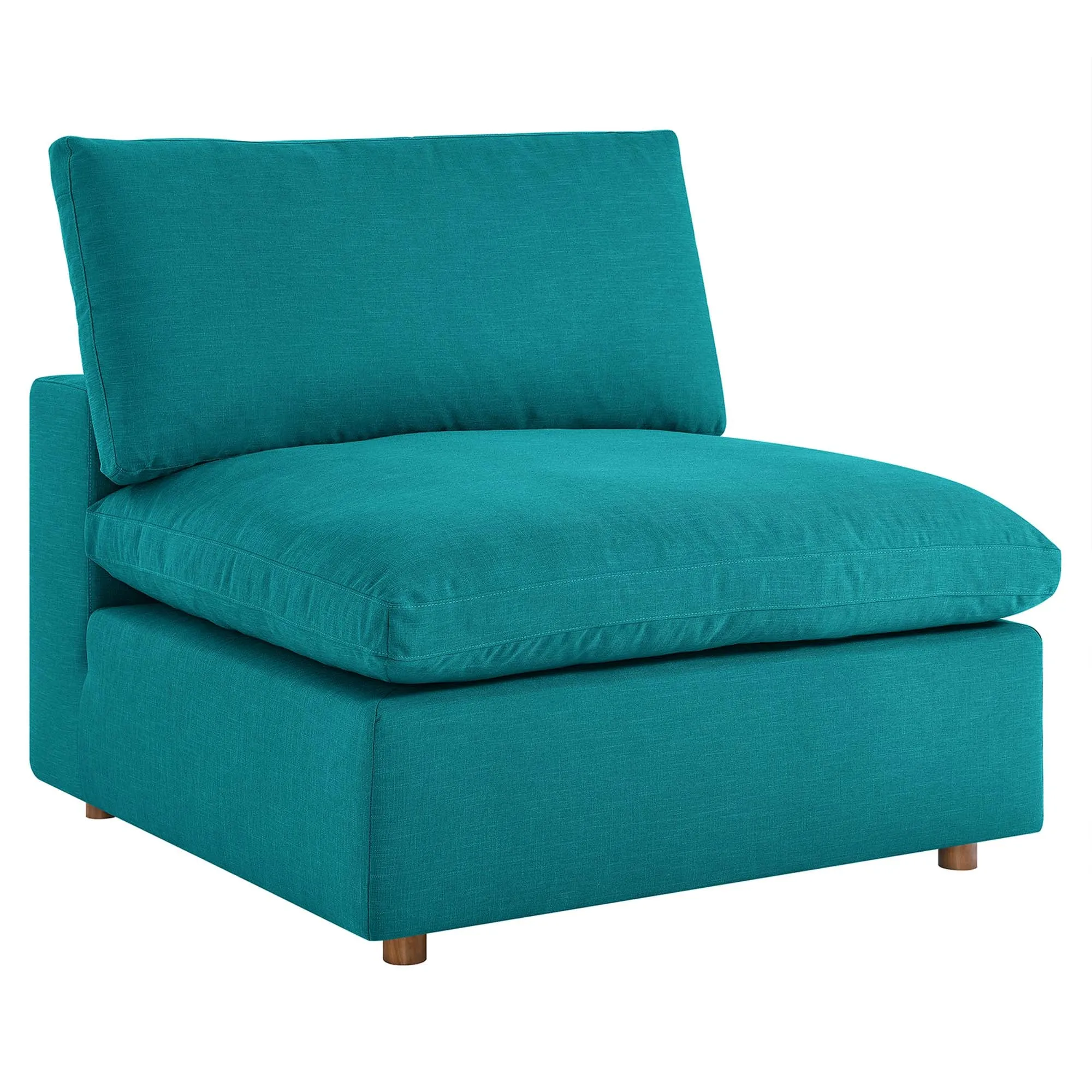 Commix 5-Piece Down Filled Overstuffed Armless Sectional Sofa by Modway