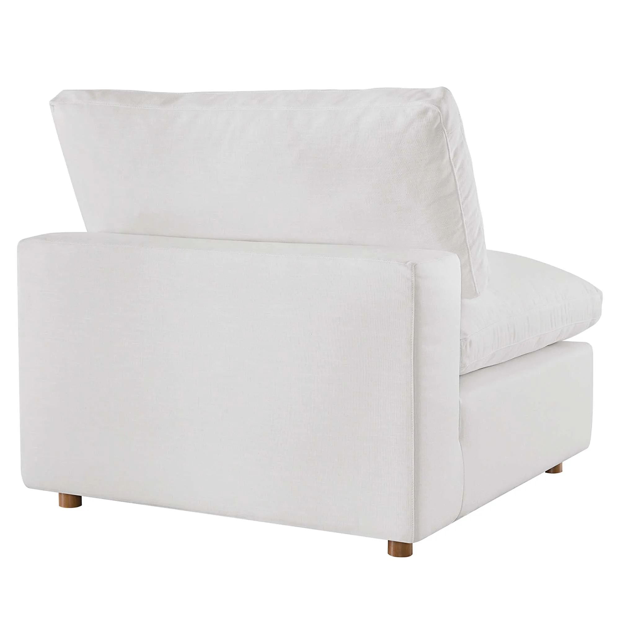 Commix 5-Piece Down Filled Overstuffed Armless Sectional Sofa by Modway