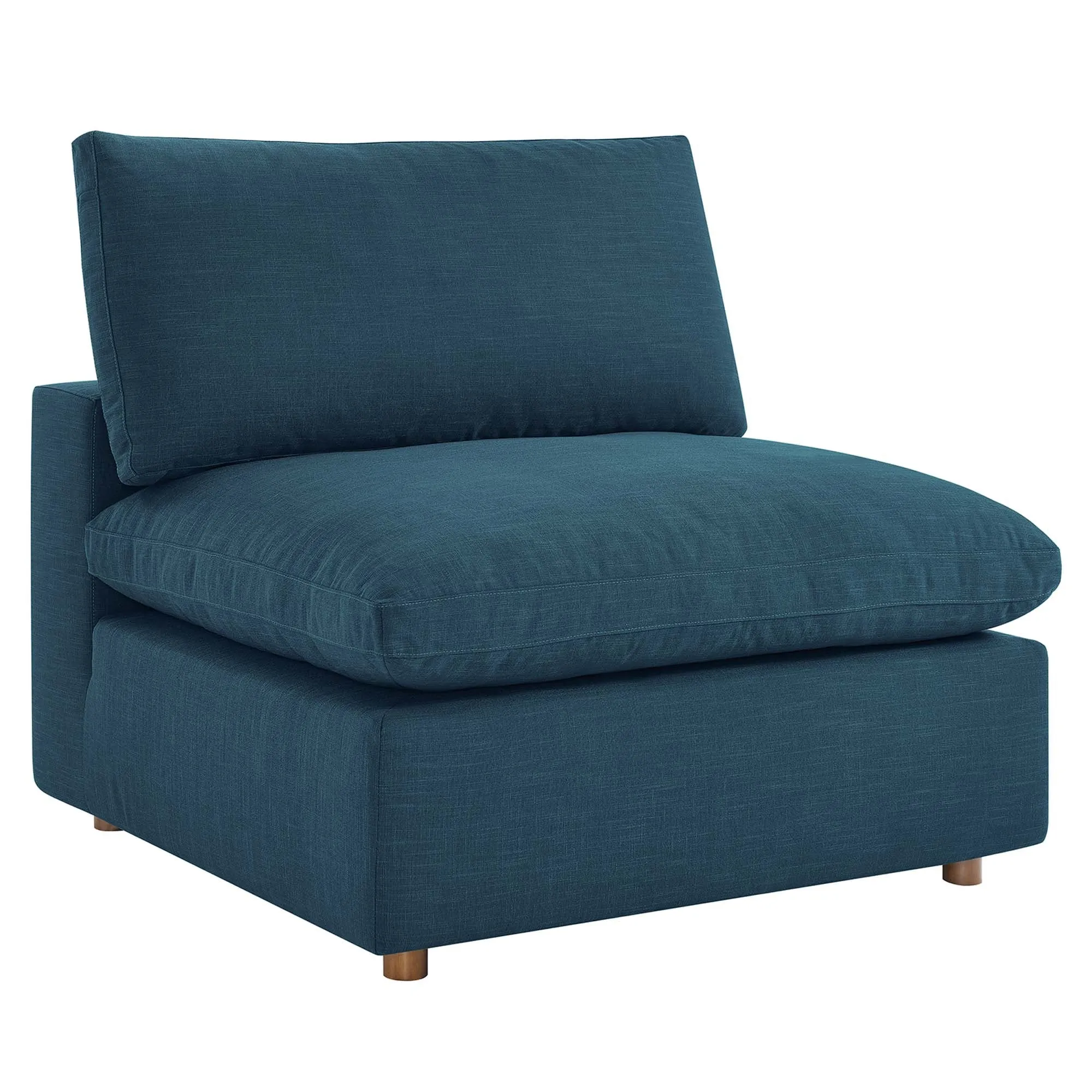 Commix 5-Piece Down Filled Overstuffed Armless Sectional Sofa by Modway