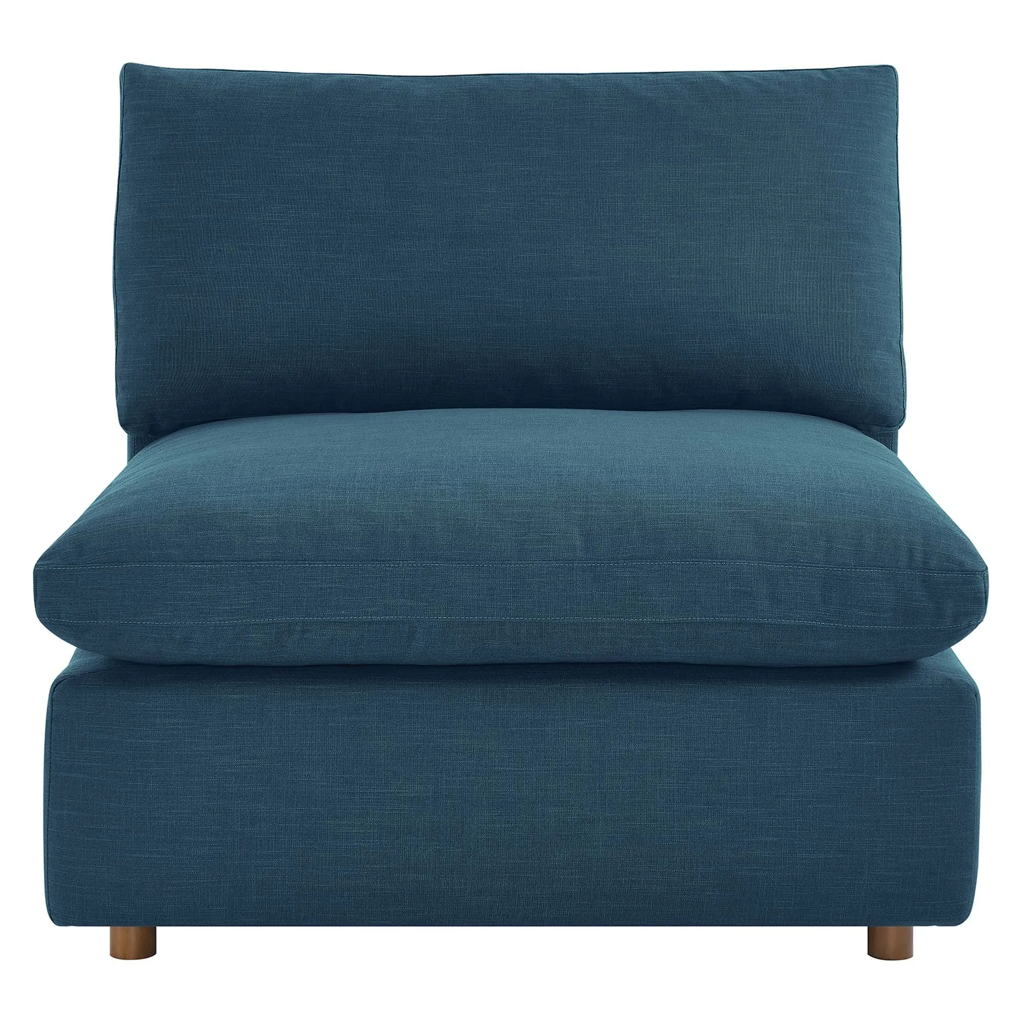 Commix 5-Piece Down Filled Overstuffed Armless Sectional Sofa by Modway