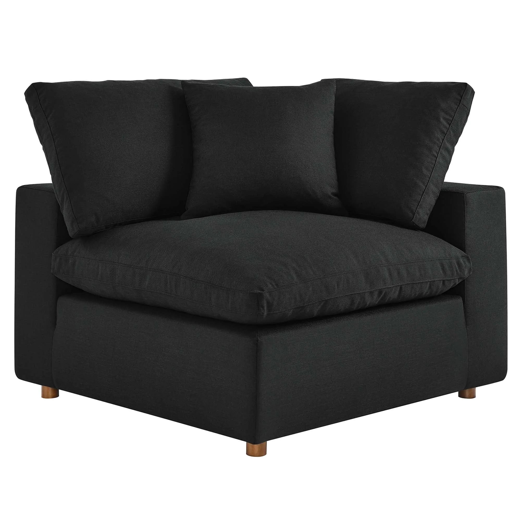 Commix 5-Piece Down Filled Overstuffed Armless Sectional Sofa by Modway