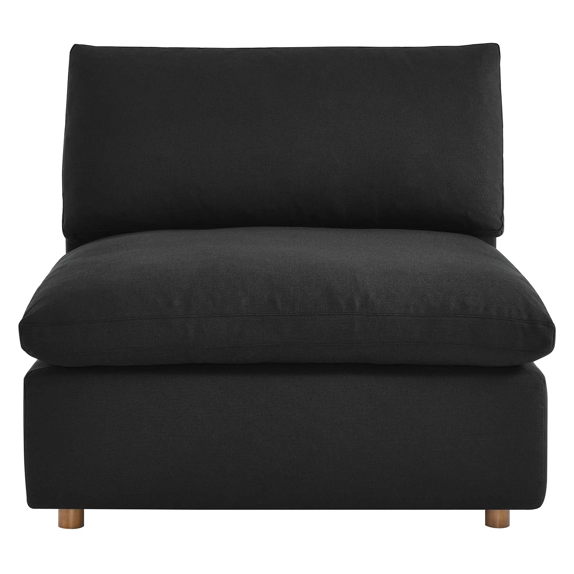 Commix 5-Piece Down Filled Overstuffed Armless Sectional Sofa by Modway