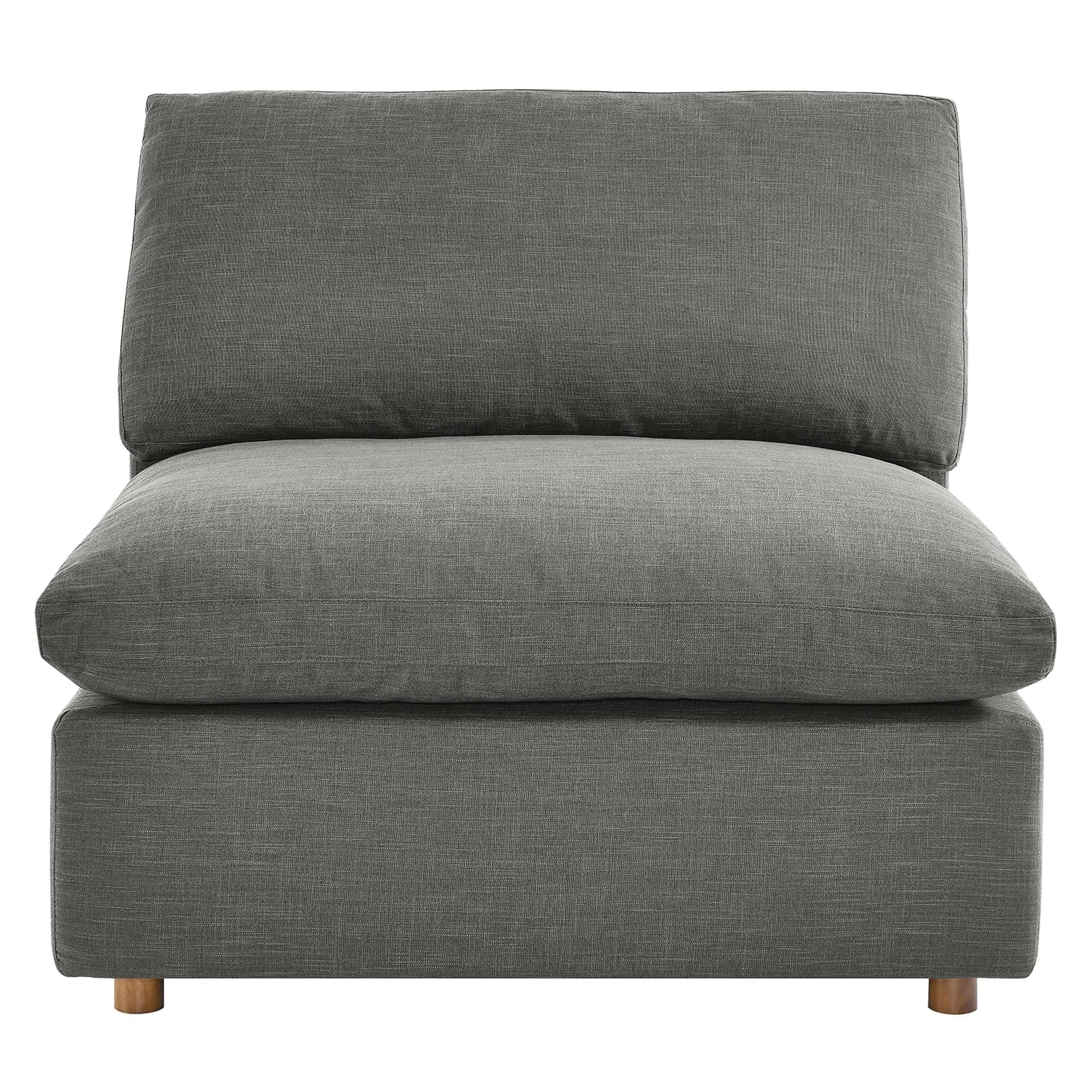 Commix 5-Piece Down Filled Overstuffed Armless Sectional Sofa by Modway