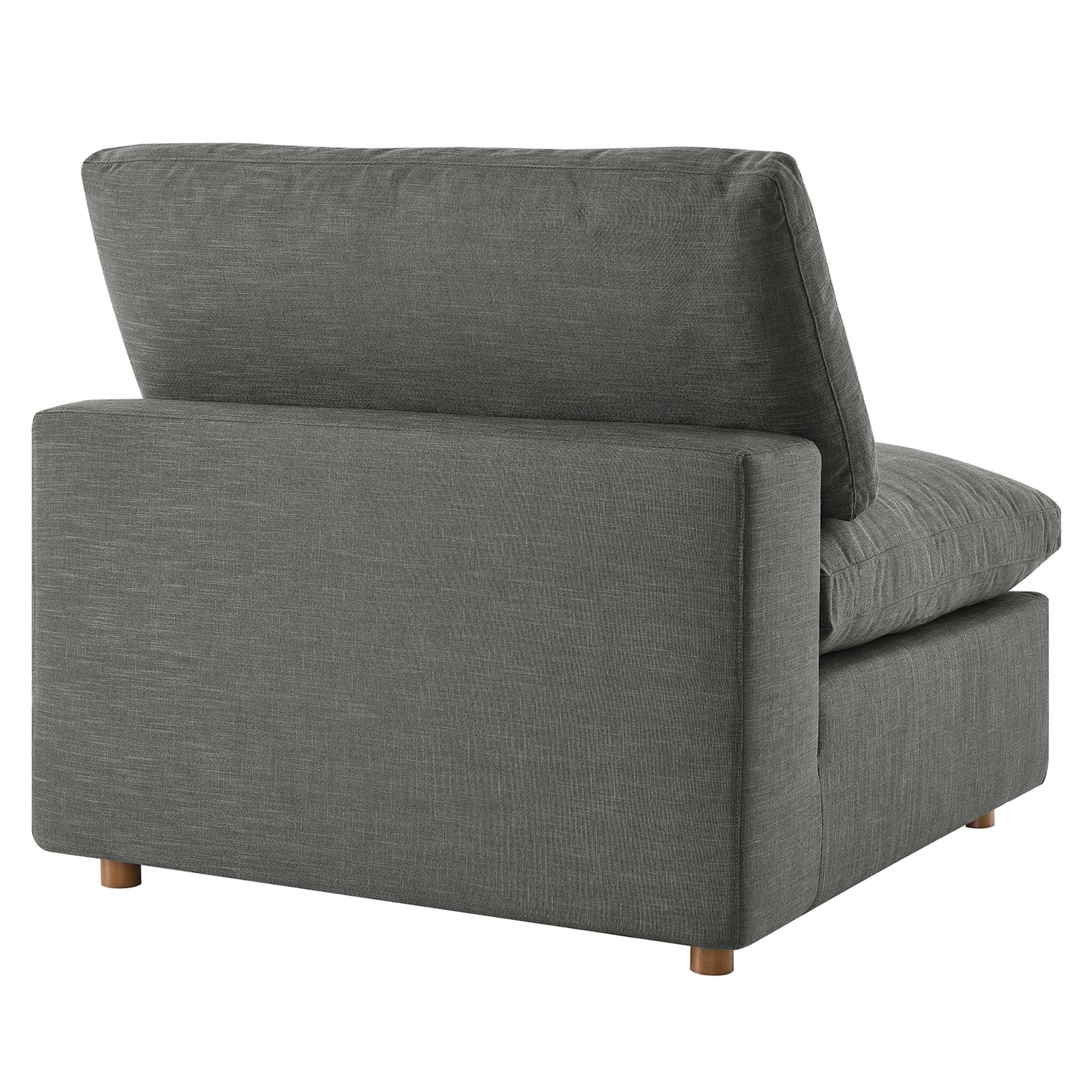 Commix 5-Piece Down Filled Overstuffed Armless Sectional Sofa by Modway