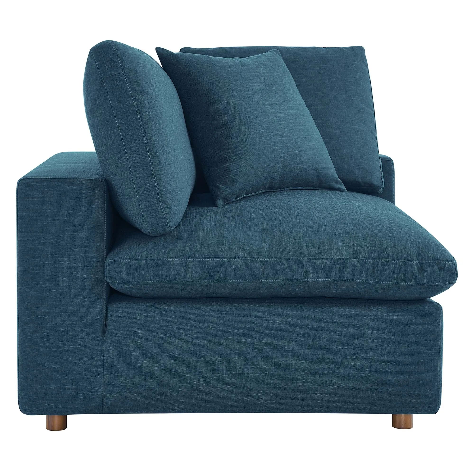 Commix 5-Piece Down Filled Overstuffed Armless Sectional Sofa by Modway