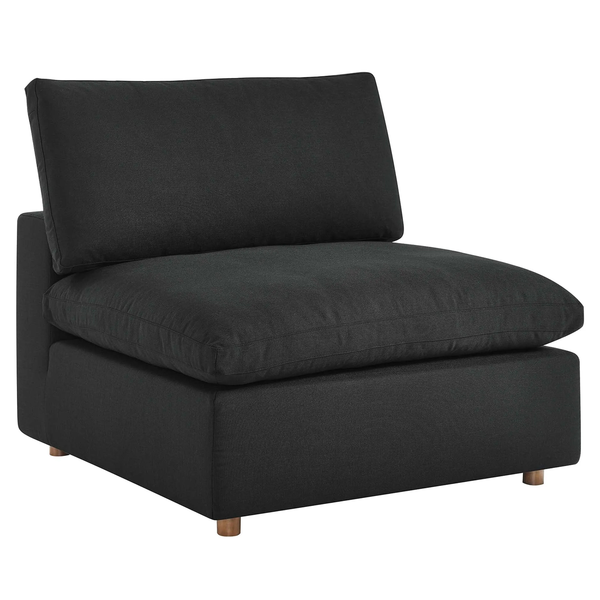Commix 5-Piece Down Filled Overstuffed Armless Sectional Sofa by Modway