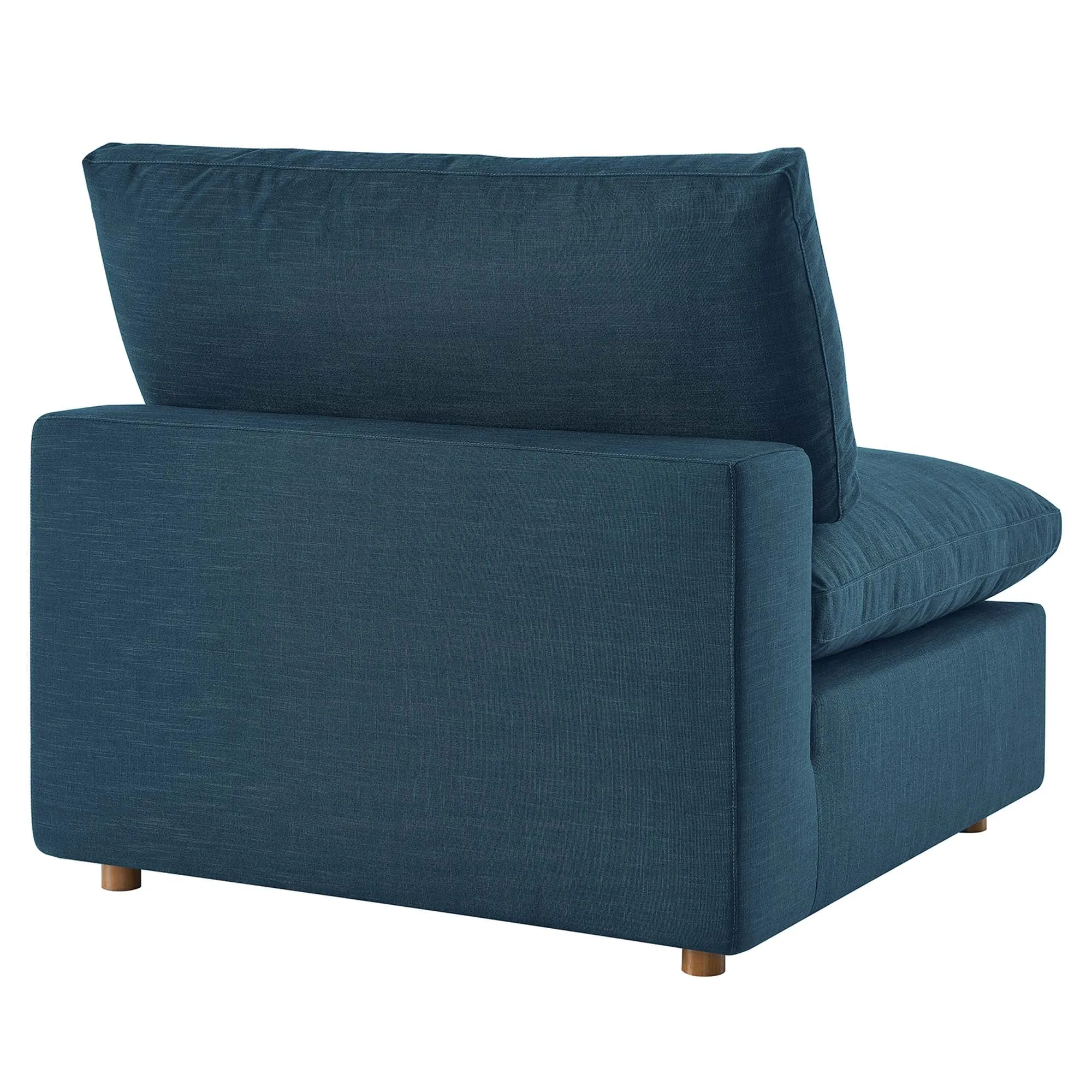 Commix 5-Piece Down Filled Overstuffed Armless Sectional Sofa by Modway