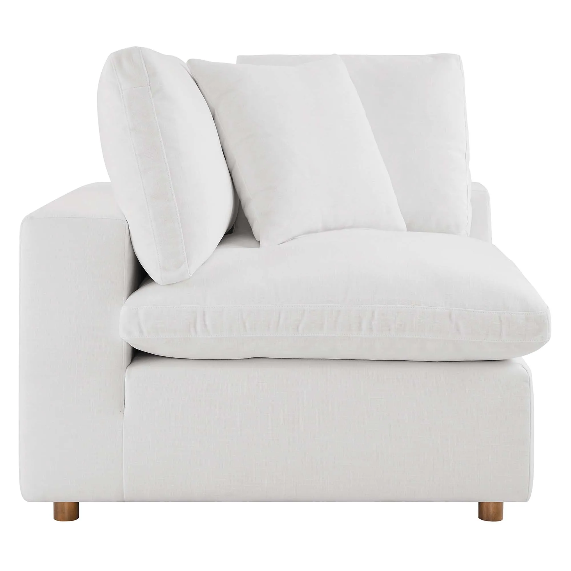 Commix 5-Piece Down Filled Overstuffed Armless Sectional Sofa by Modway