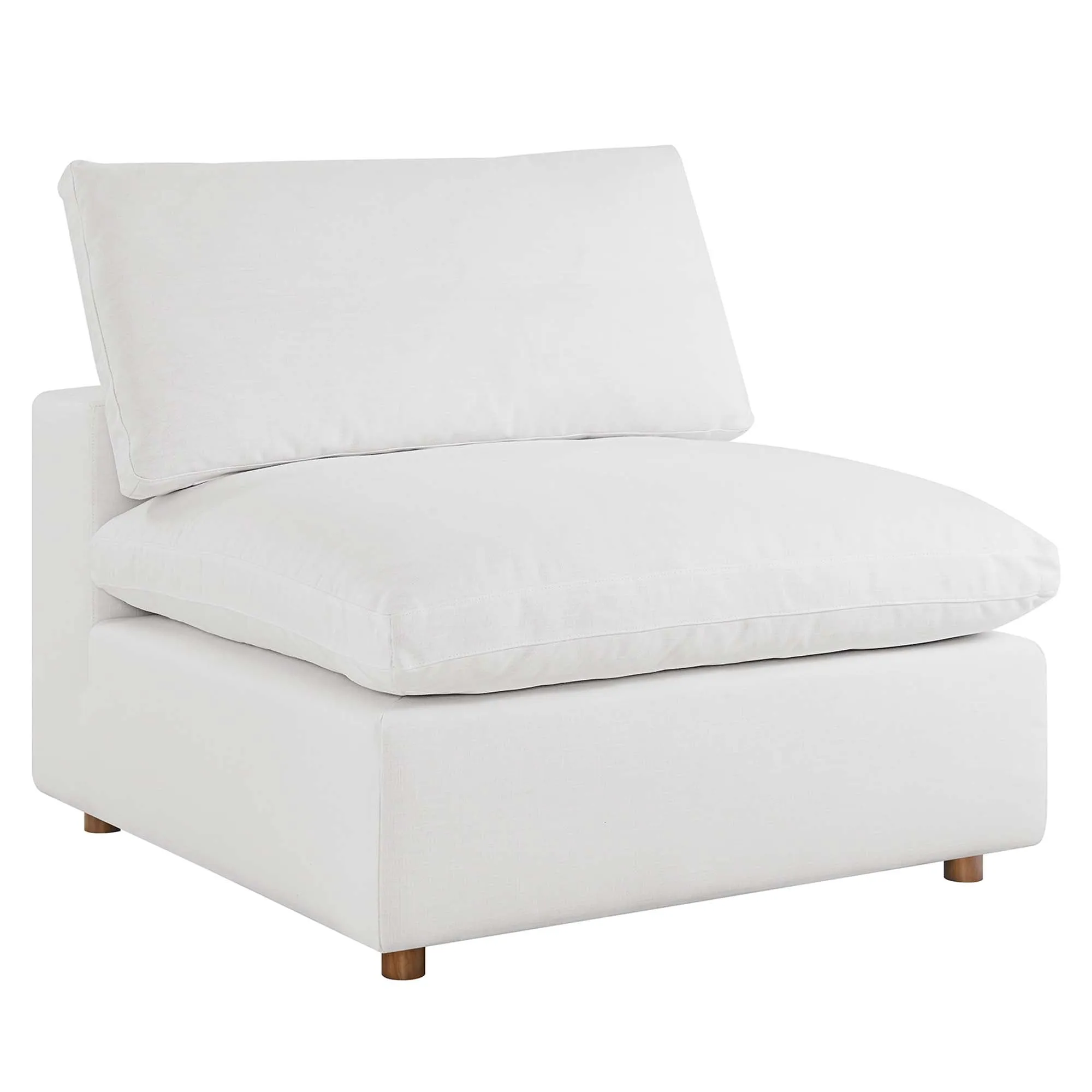 Commix 5-Piece Down Filled Overstuffed Armless Sectional Sofa by Modway