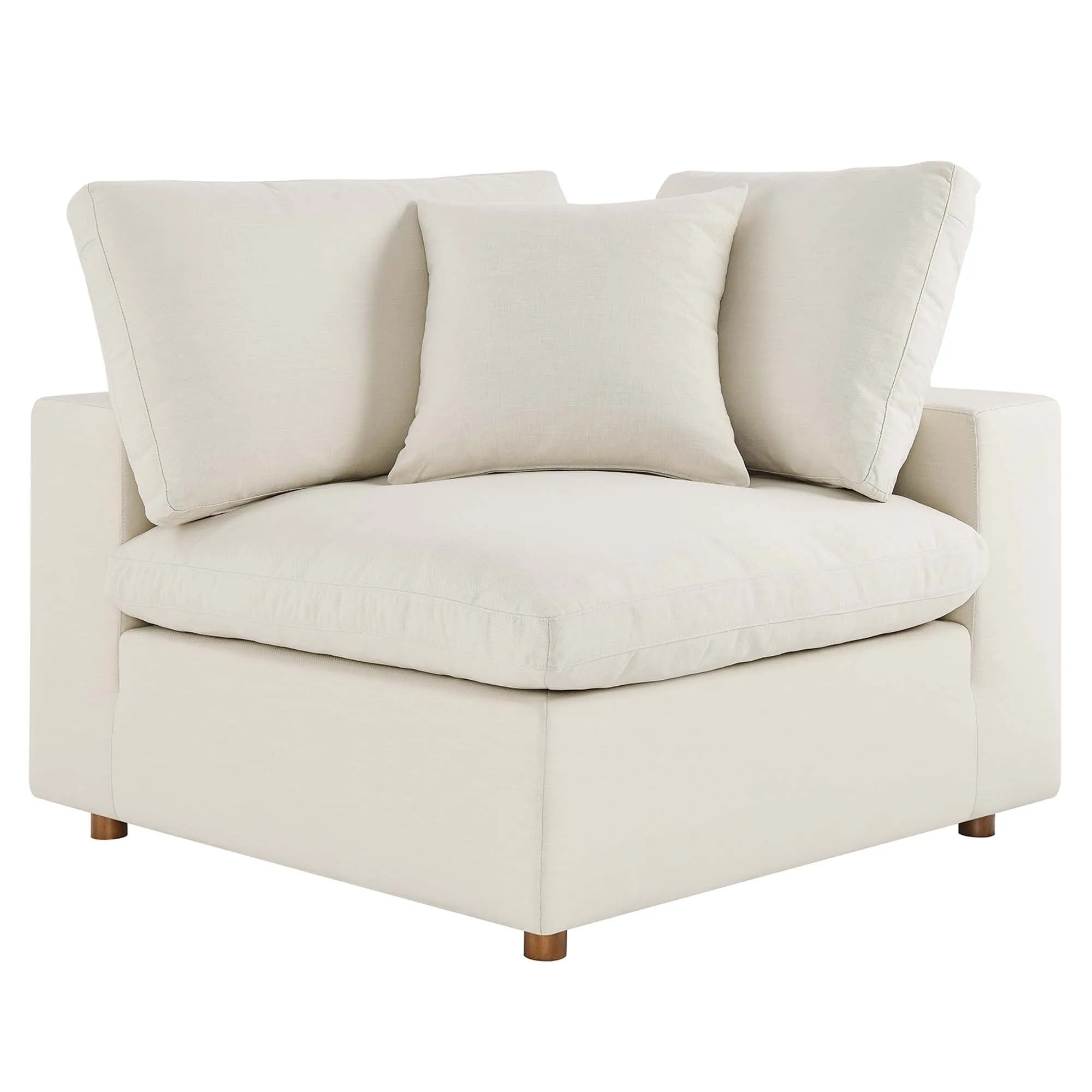 Commix 5-Piece Down Filled Overstuffed Armless Sectional Sofa by Modway