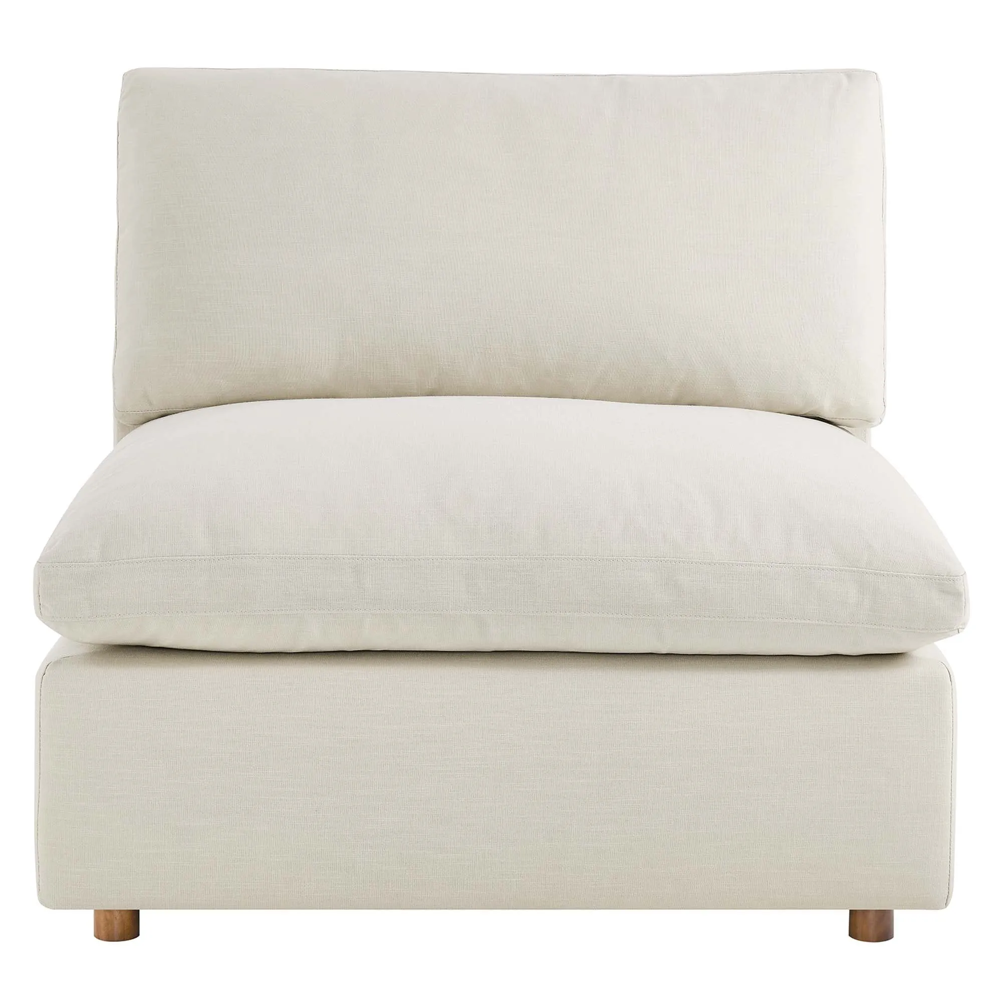 Commix 5-Piece Down Filled Overstuffed Armless Sectional Sofa by Modway