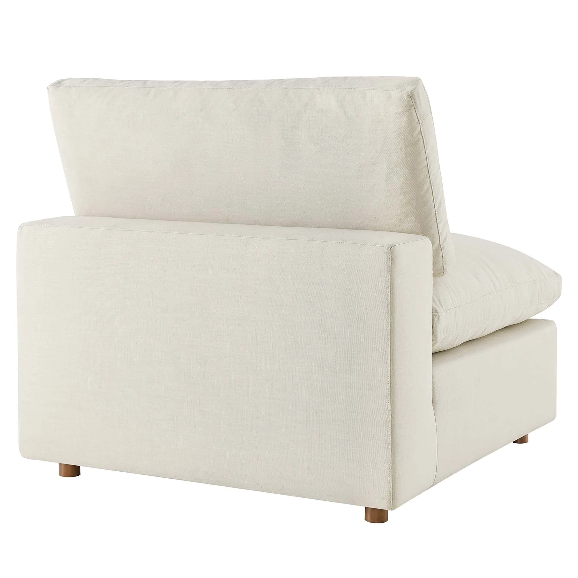 Commix 5-Piece Down Filled Overstuffed Armless Sectional Sofa by Modway