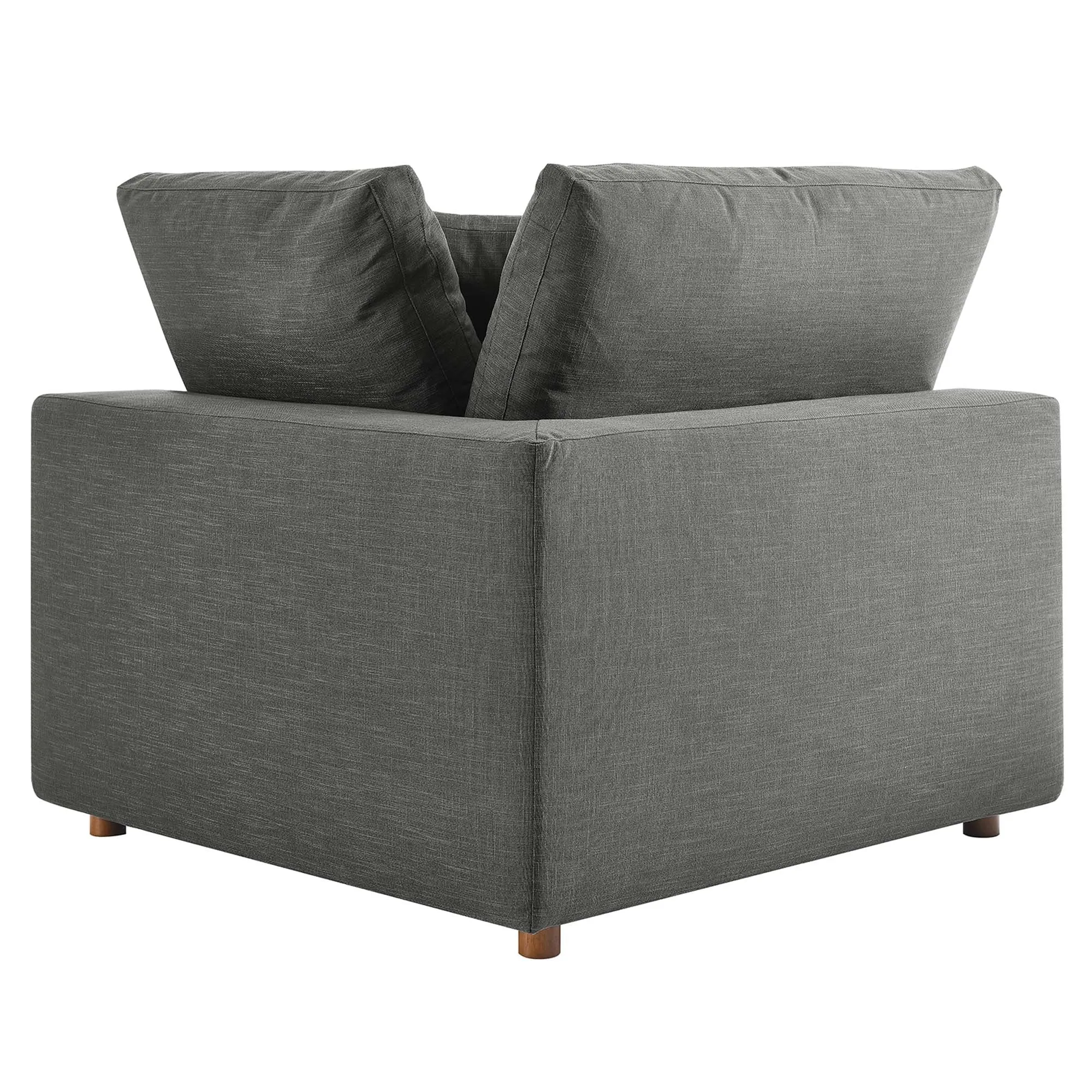 Commix 5-Piece Down Filled Overstuffed Armless Sectional Sofa by Modway