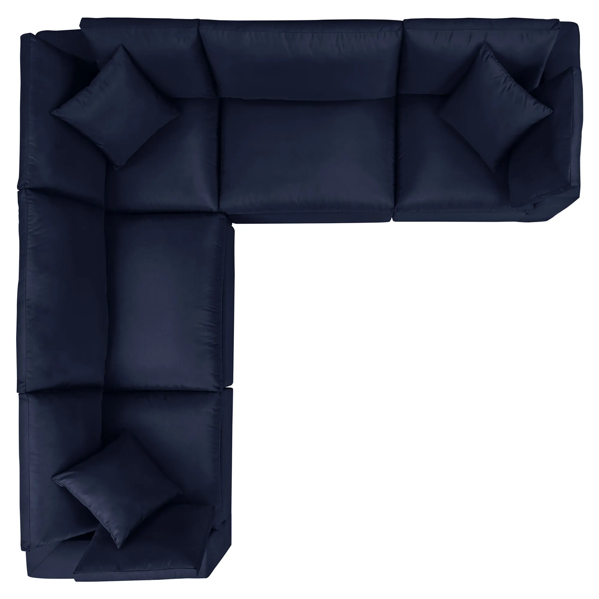 Commix 5-Piece Outdoor Patio Sectional Sofa by Modway