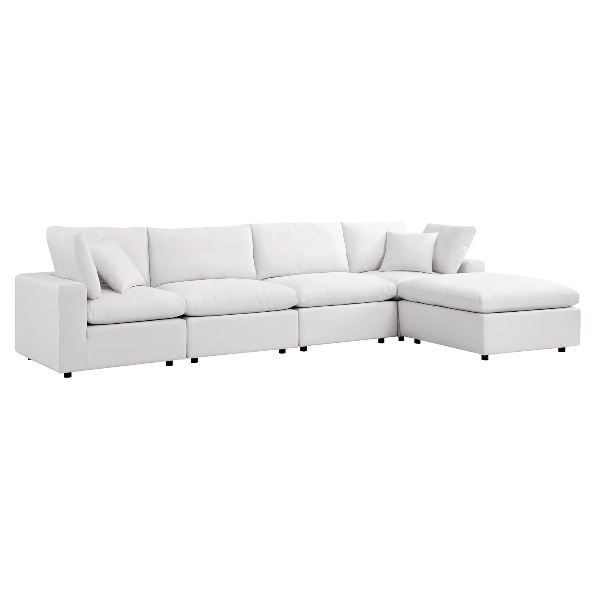 Commix 5-Piece Outdoor Patio Sectional Sofa by Modway
