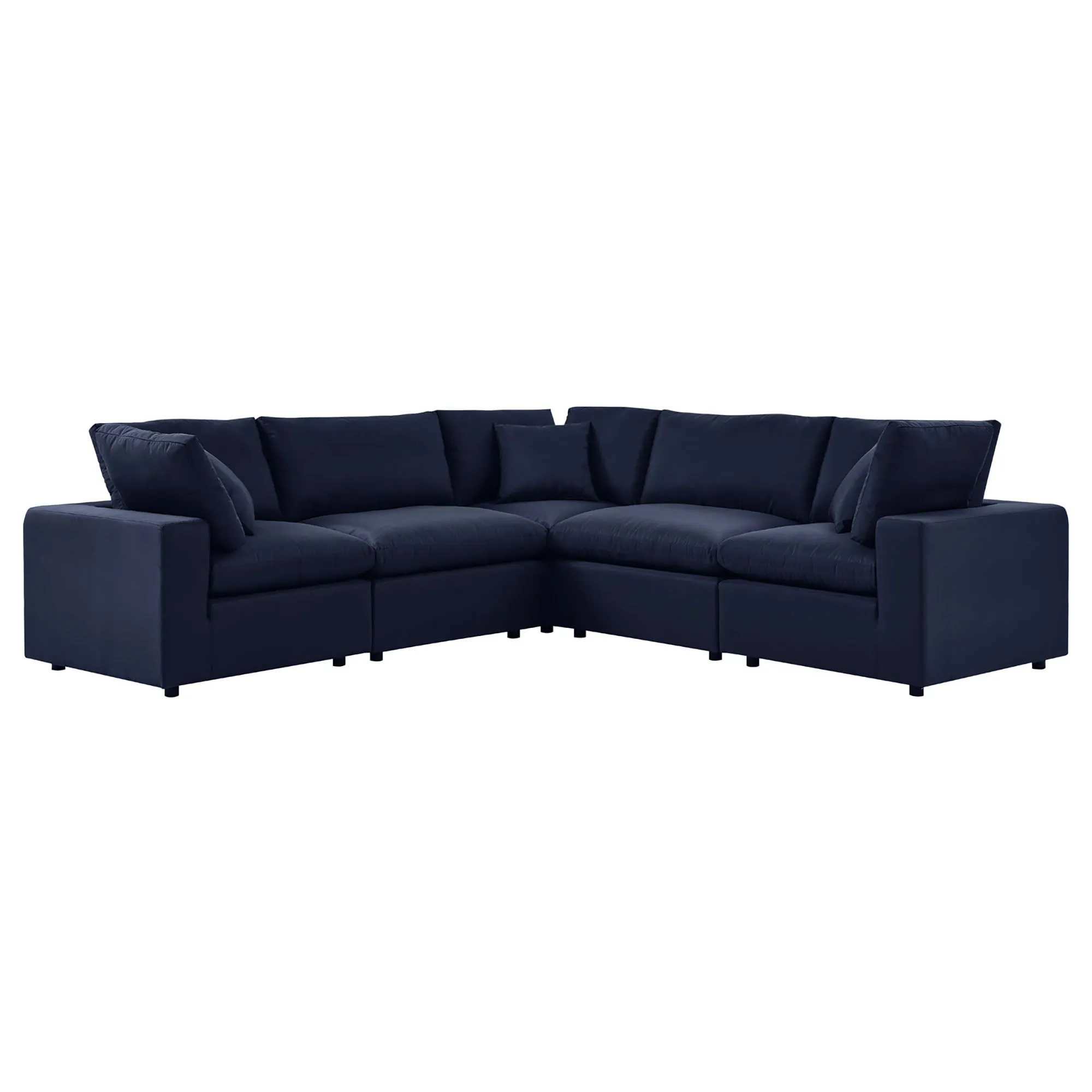 Commix 5-Piece Outdoor Patio Sectional Sofa by Modway