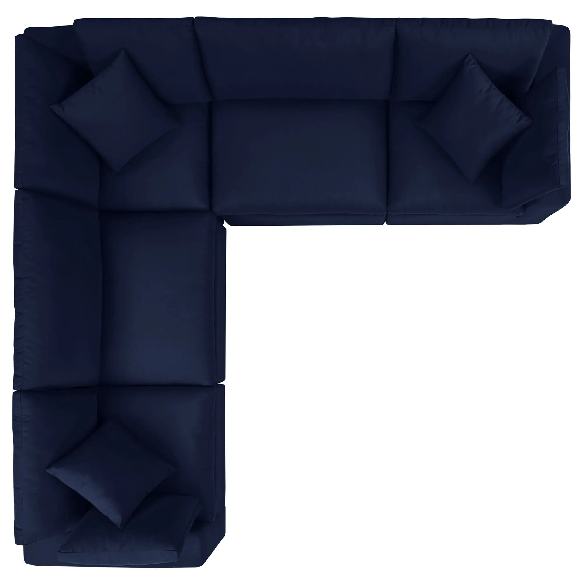 Commix 5-Piece Sunbrella® Outdoor Patio Sectional Sofa by Modway