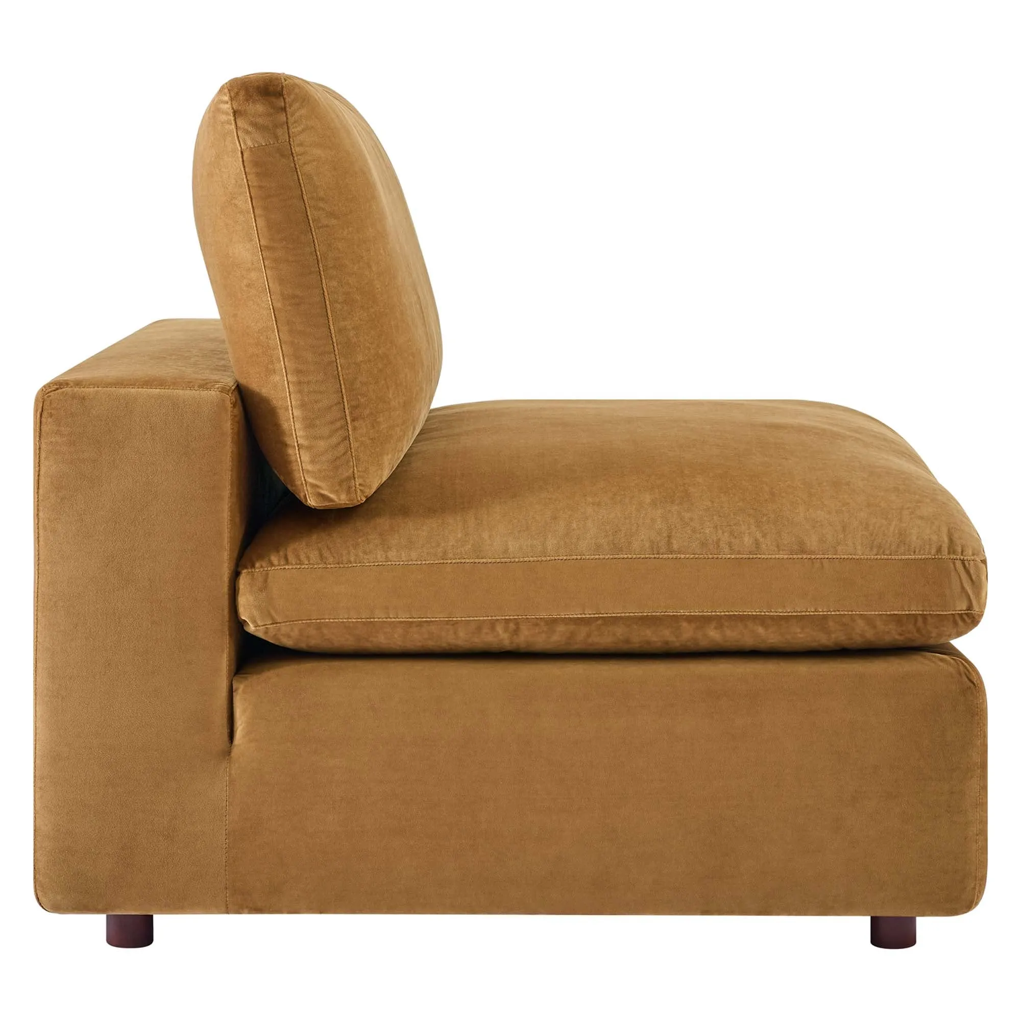 Commix 8-Piece Down Filled Overstuffed Performance Velvet Sectional Sofa by Modway