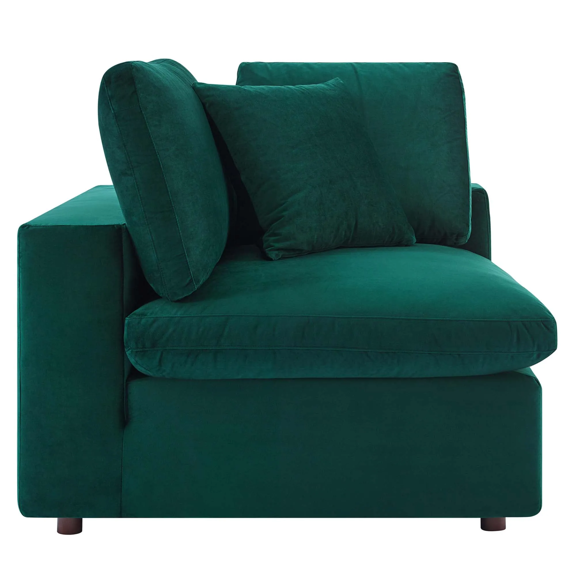 Commix 8-Piece Down Filled Overstuffed Performance Velvet Sectional Sofa by Modway
