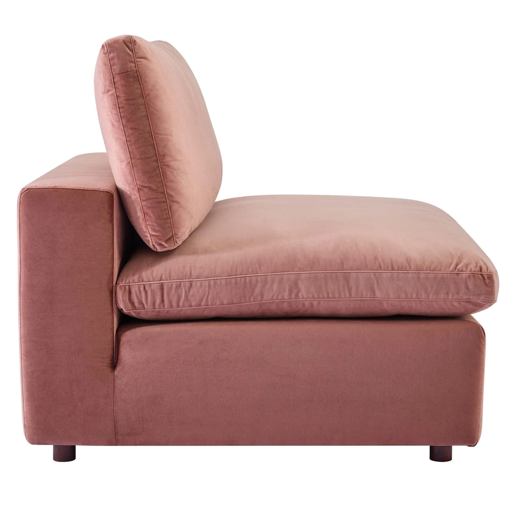 Commix 8-Piece Down Filled Overstuffed Performance Velvet Sectional Sofa by Modway