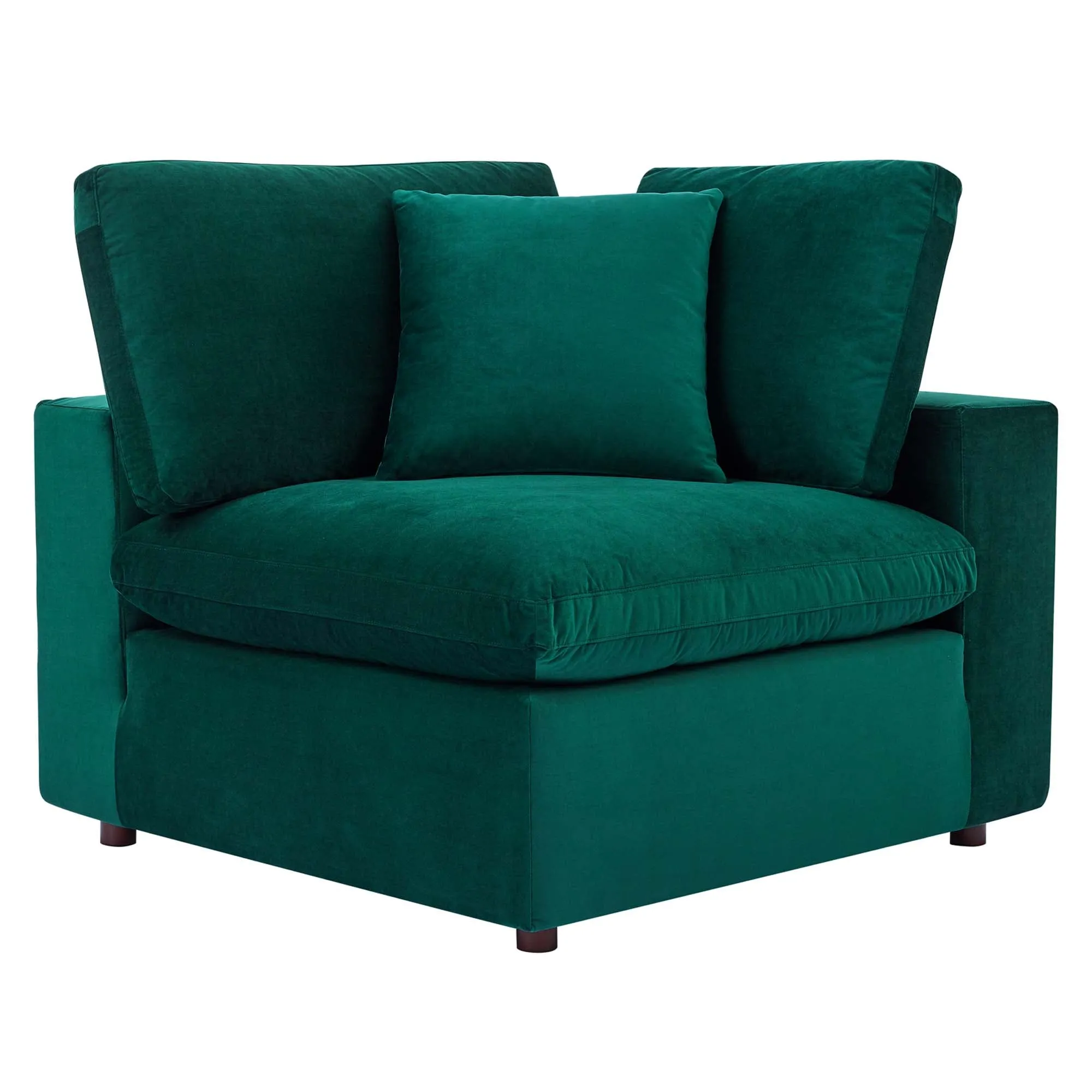 Commix 8-Piece Down Filled Overstuffed Performance Velvet Sectional Sofa by Modway