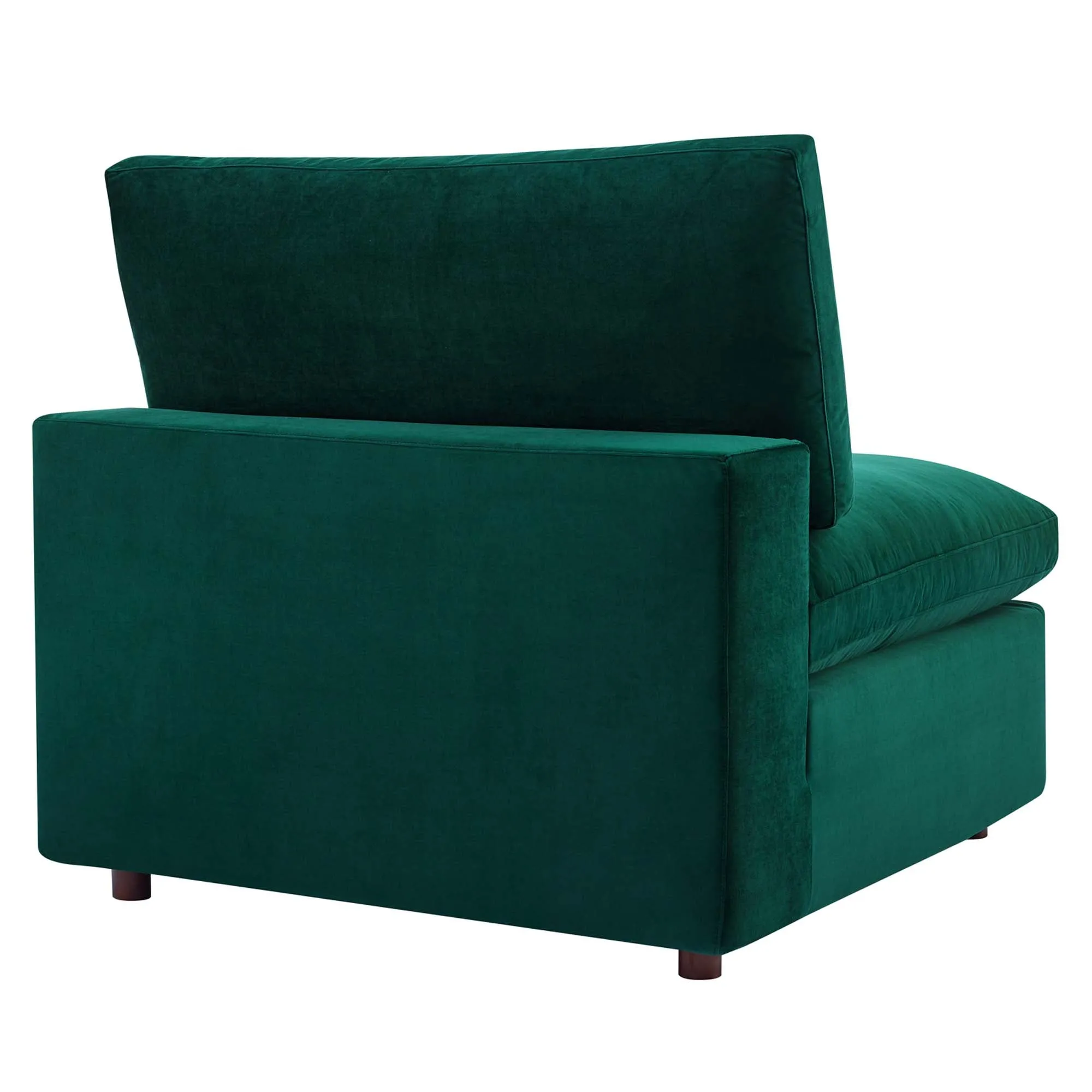 Commix 8-Piece Down Filled Overstuffed Performance Velvet Sectional Sofa by Modway
