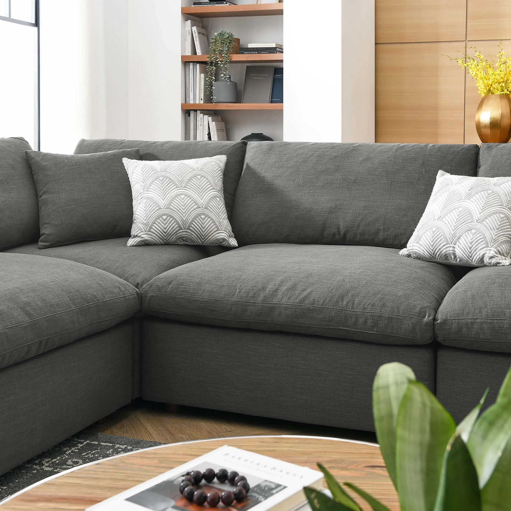 Commix 8-Piece Down Filled Overstuffed Sectional Sofa by Modway