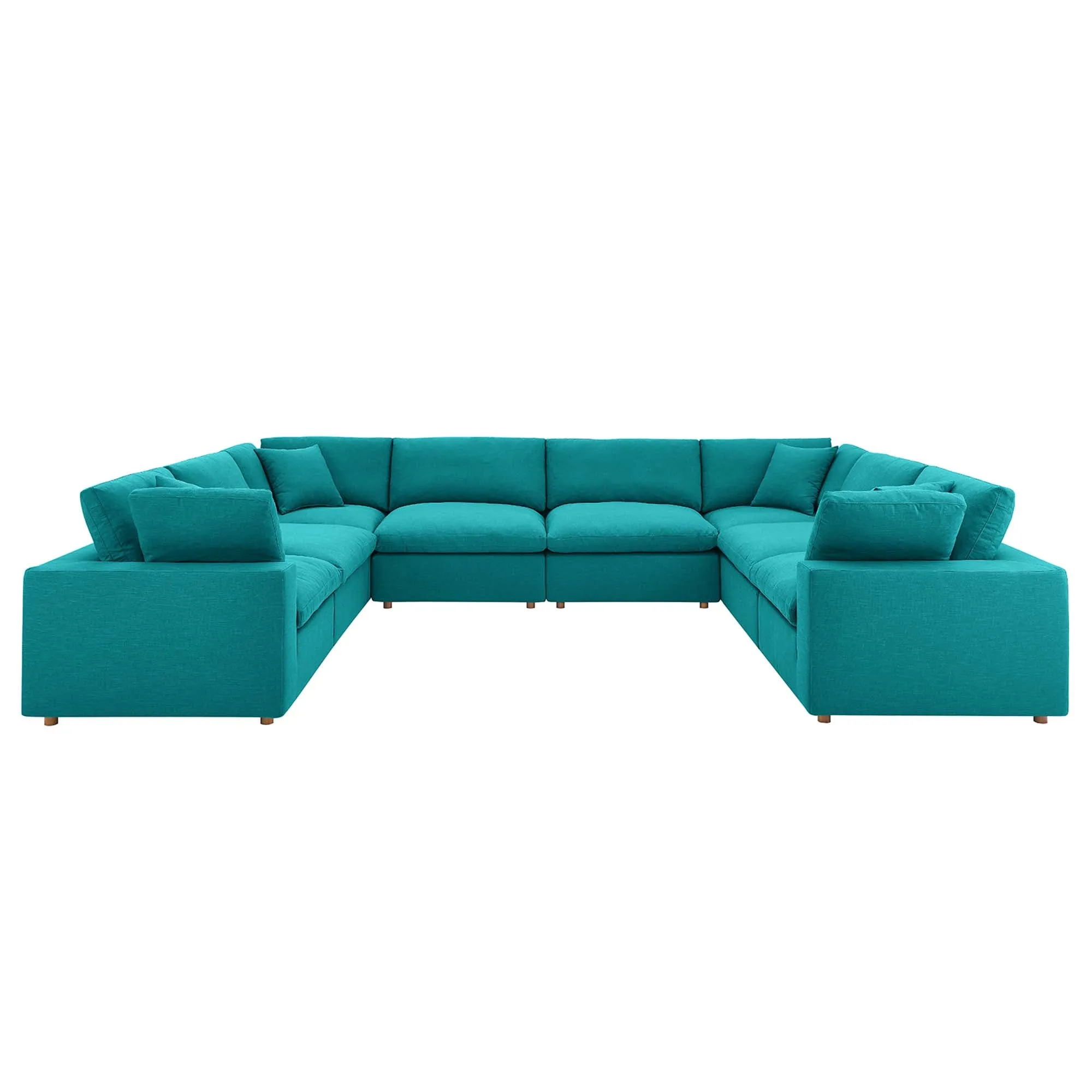 Commix 8-Piece Down Filled Overstuffed Sectional Sofa by Modway