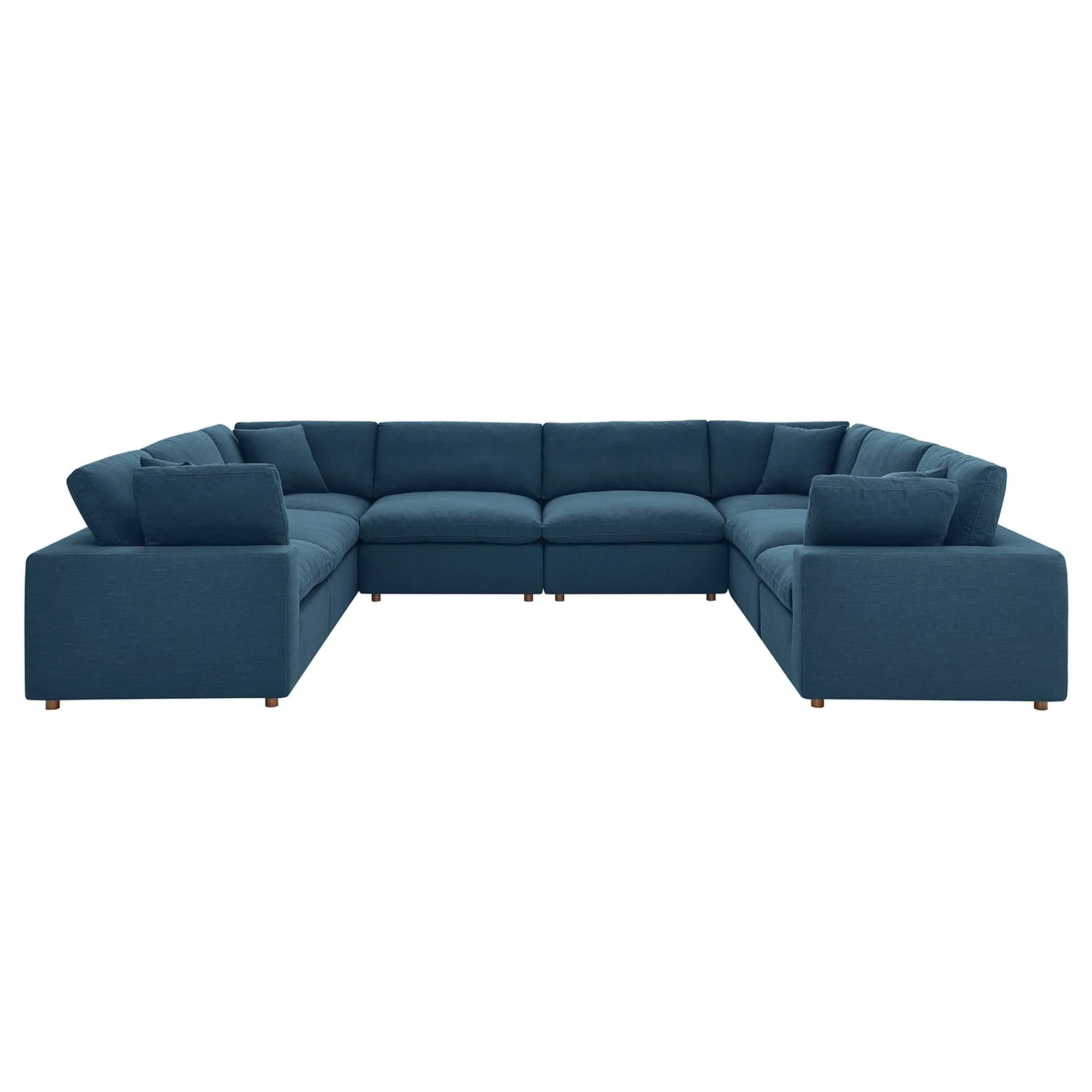 Commix 8-Piece Down Filled Overstuffed Sectional Sofa by Modway