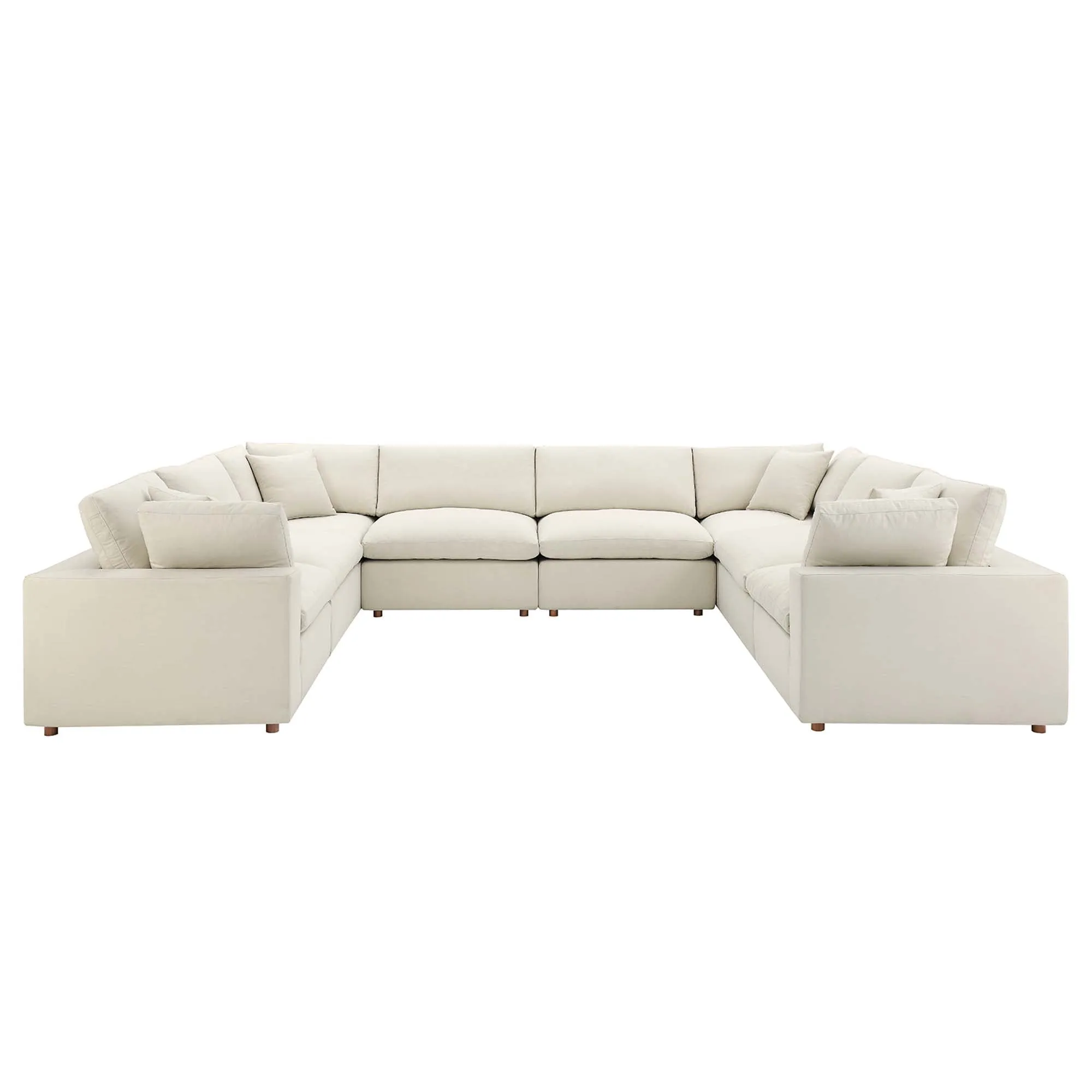 Commix 8-Piece Down Filled Overstuffed Sectional Sofa by Modway