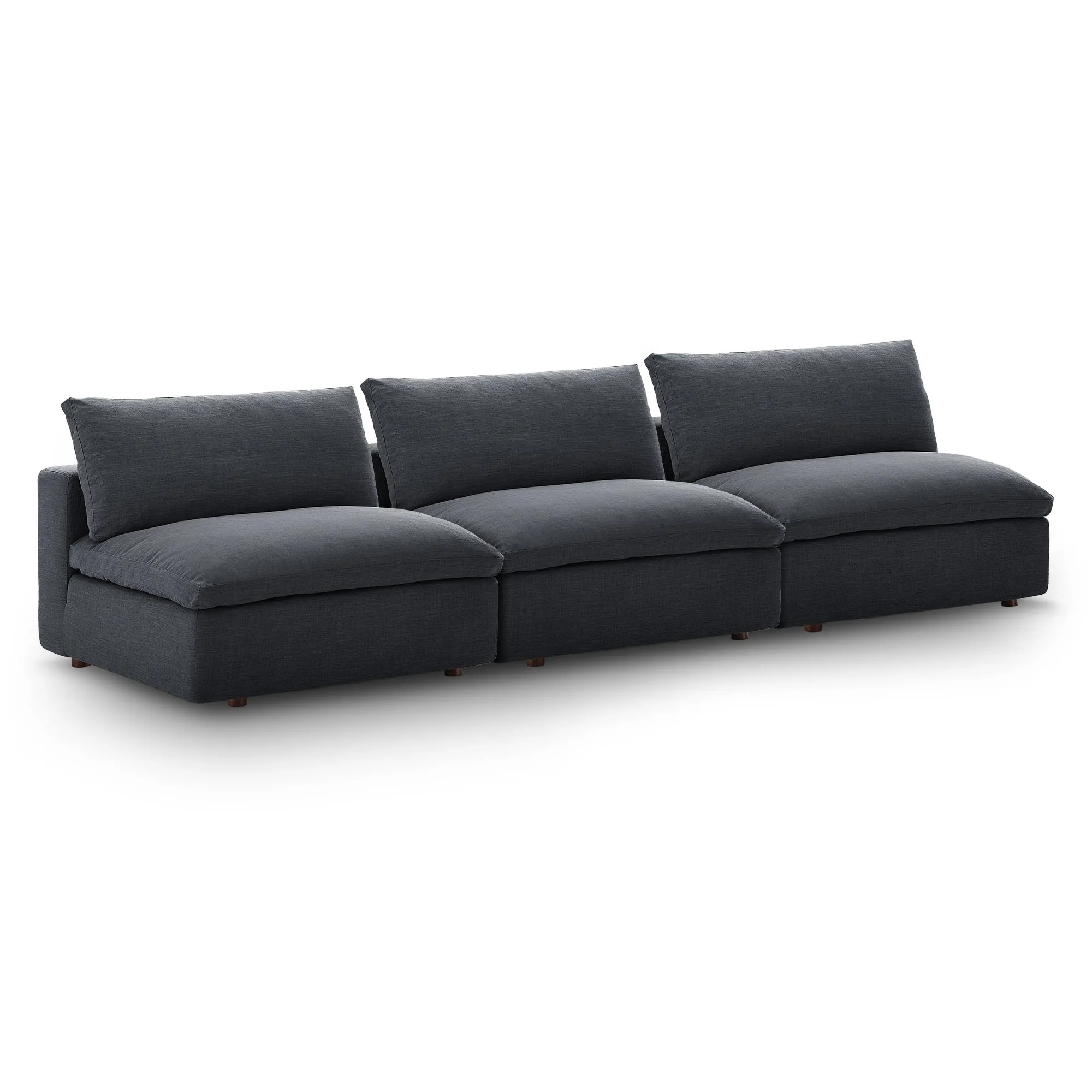 Commix Down Filled Overstuffed 3-Piece Armless Sectional Sofa by Modway