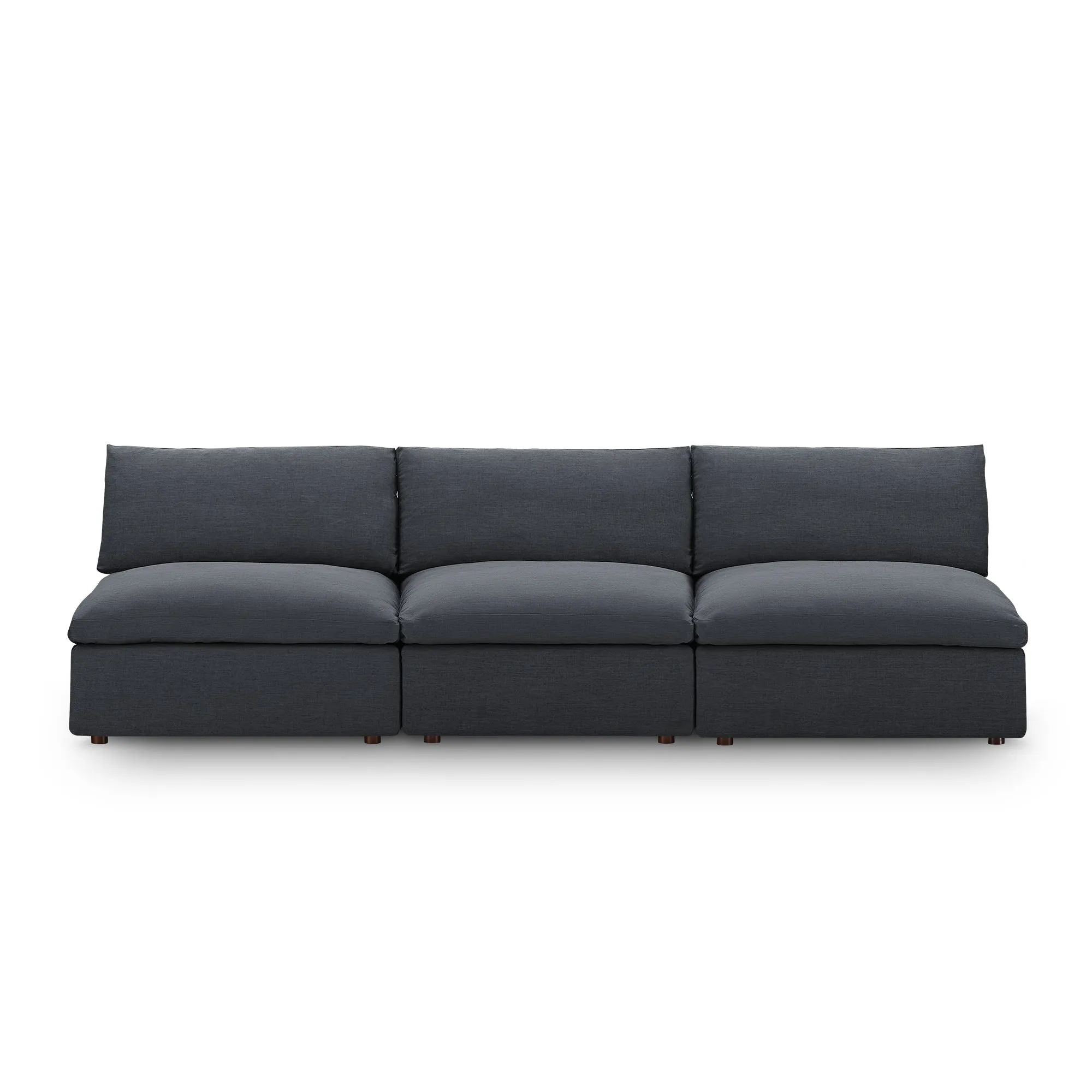 Commix Down Filled Overstuffed 3-Piece Armless Sectional Sofa by Modway