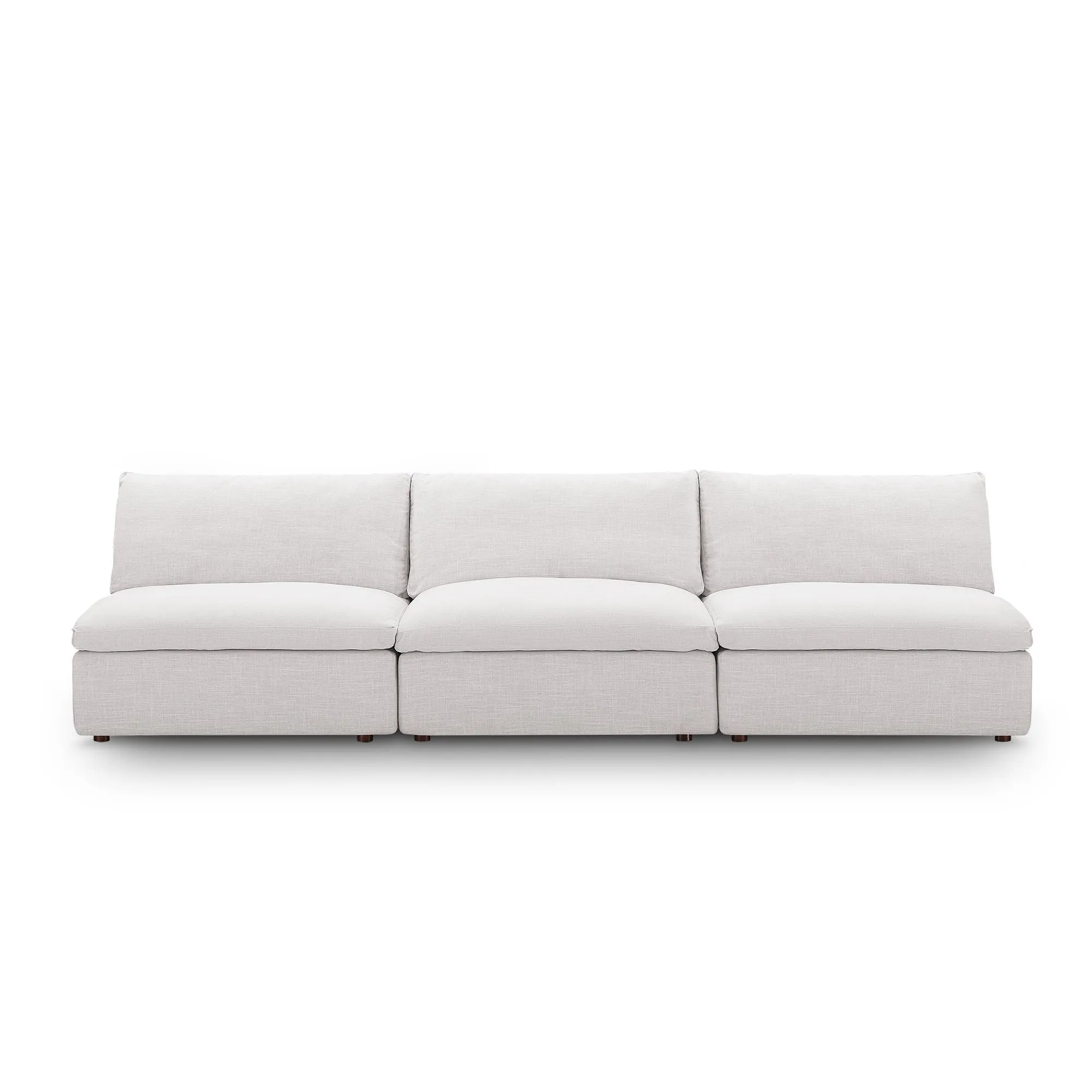 Commix Down Filled Overstuffed 3-Piece Armless Sectional Sofa by Modway