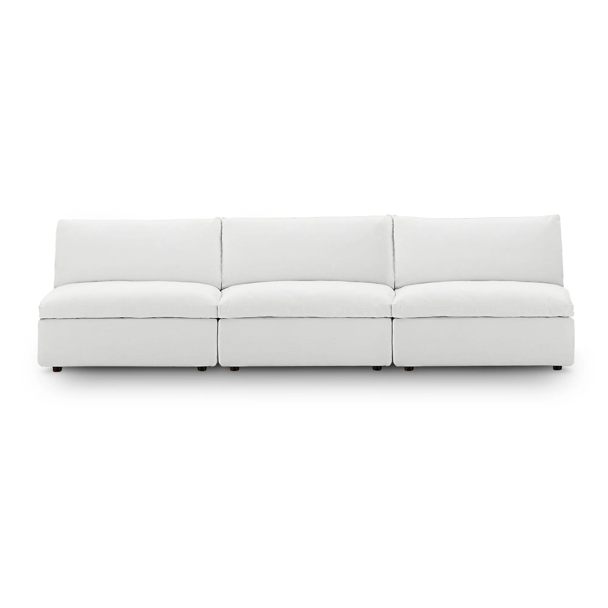 Commix Down Filled Overstuffed 3-Piece Armless Sectional Sofa by Modway