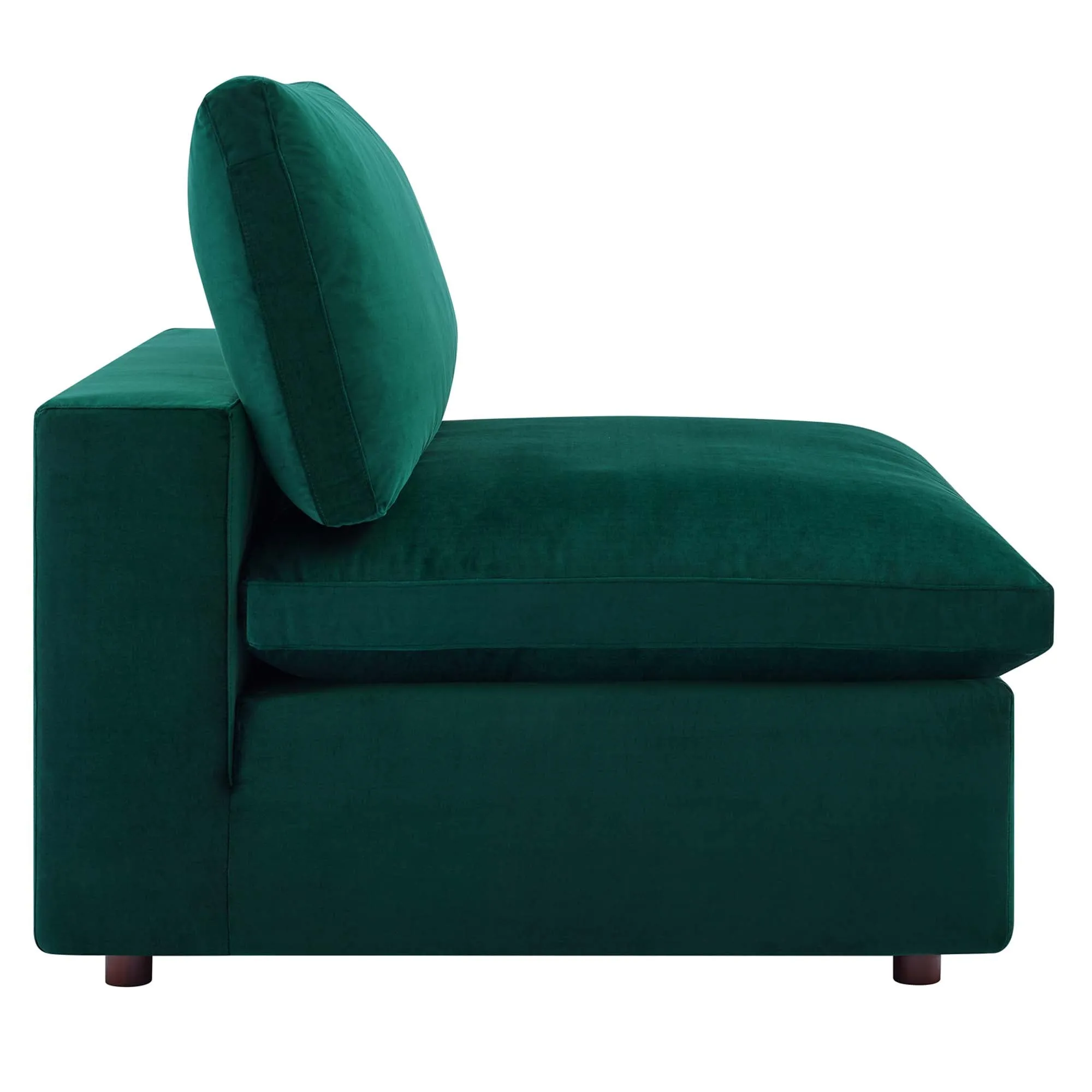 Commix Down Filled Overstuffed Performance Velvet 3-Seater Sofa by Modway