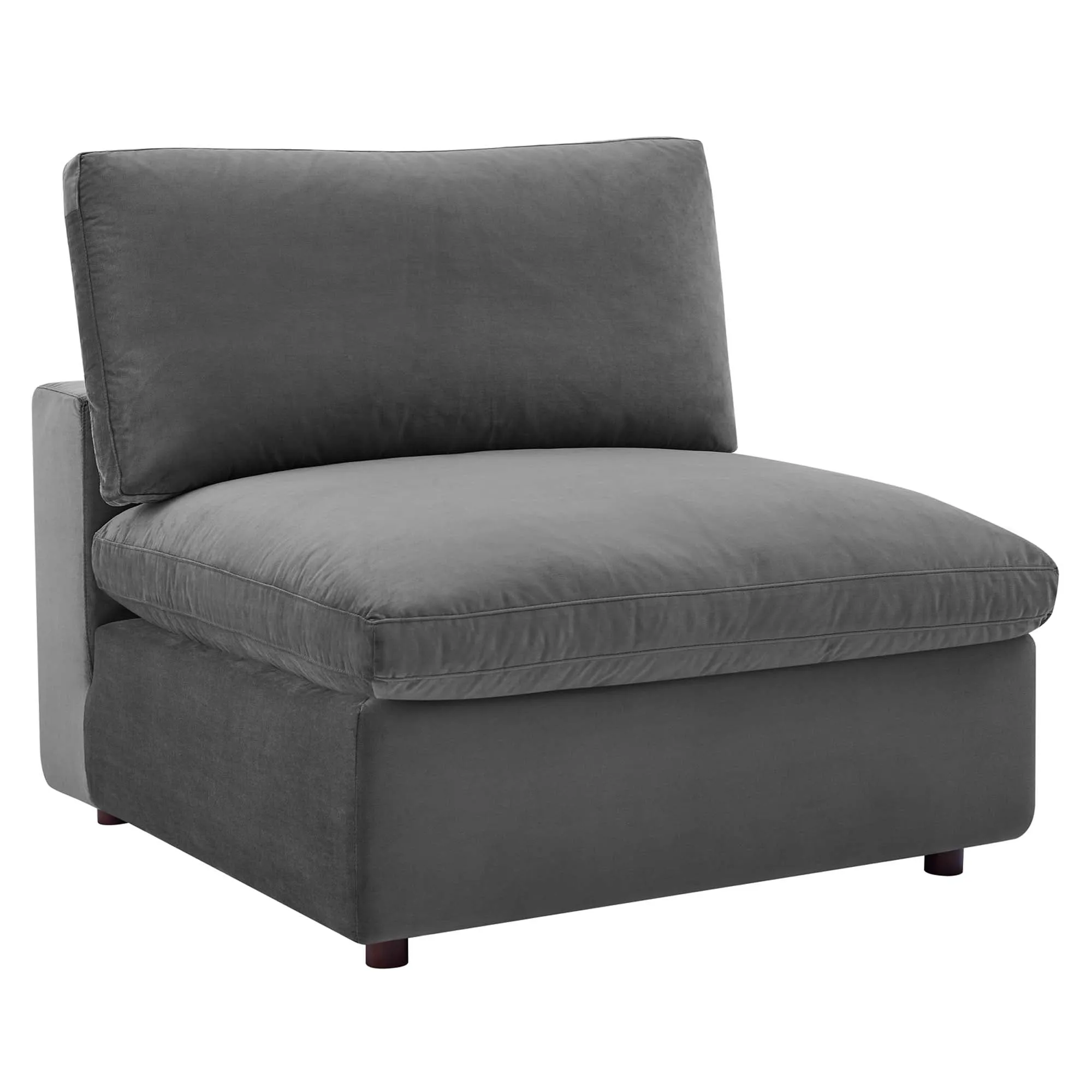 Commix Down Filled Overstuffed Performance Velvet 3-Seater Sofa by Modway