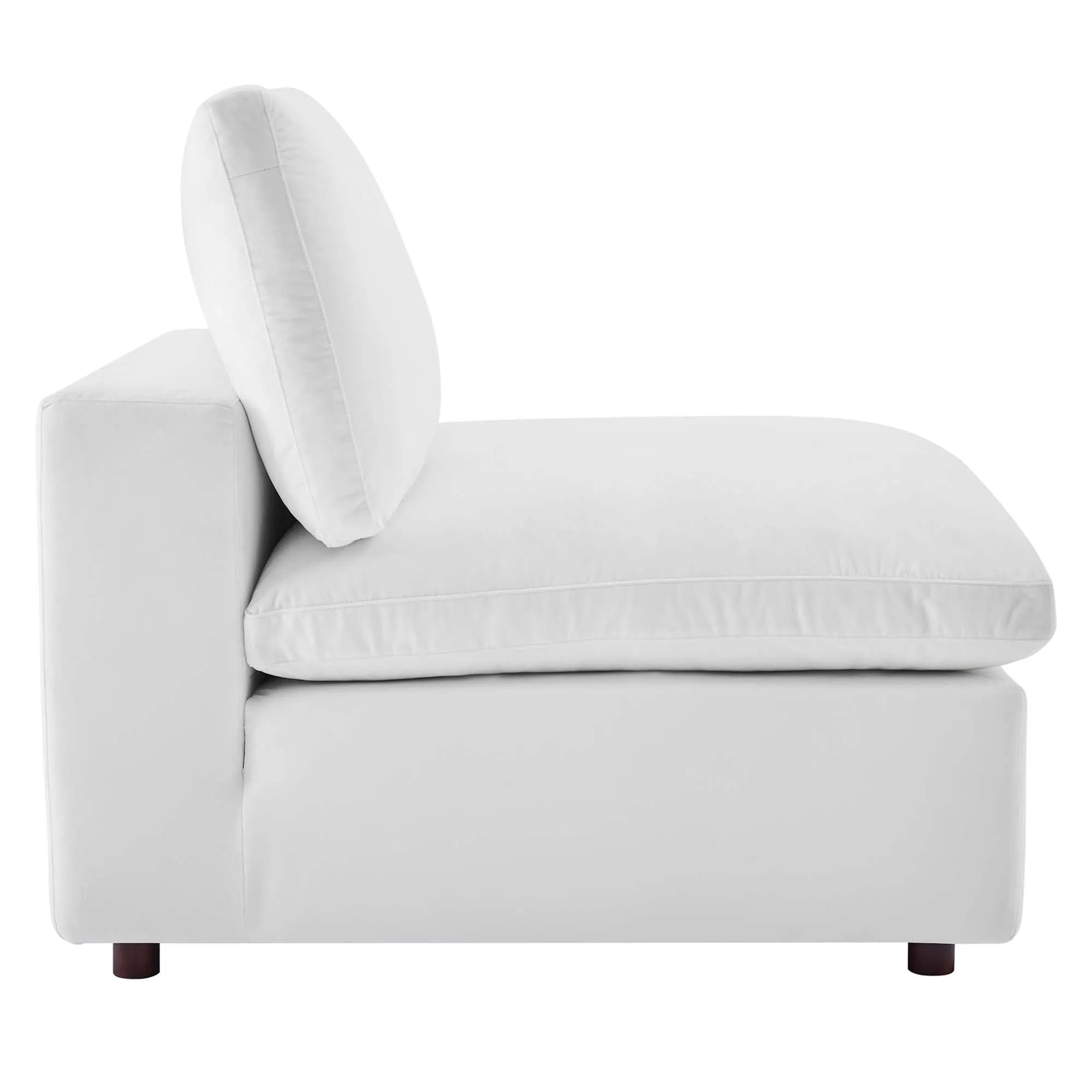 Commix Down Filled Overstuffed Performance Velvet 3-Seater Sofa by Modway