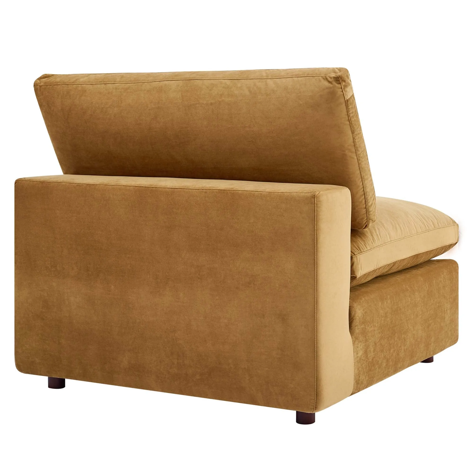 Commix Down Filled Overstuffed Performance Velvet 3-Seater Sofa by Modway